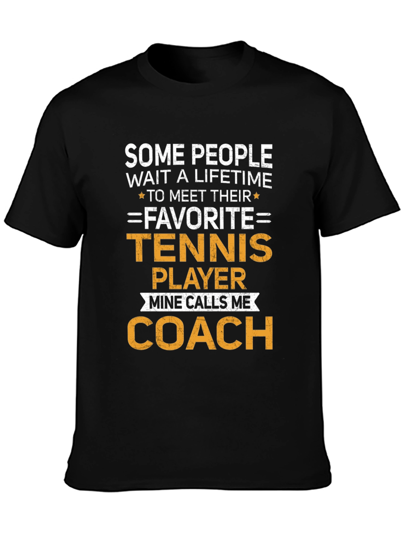 Tennis Coach T-Shirt - Favorite Player Design