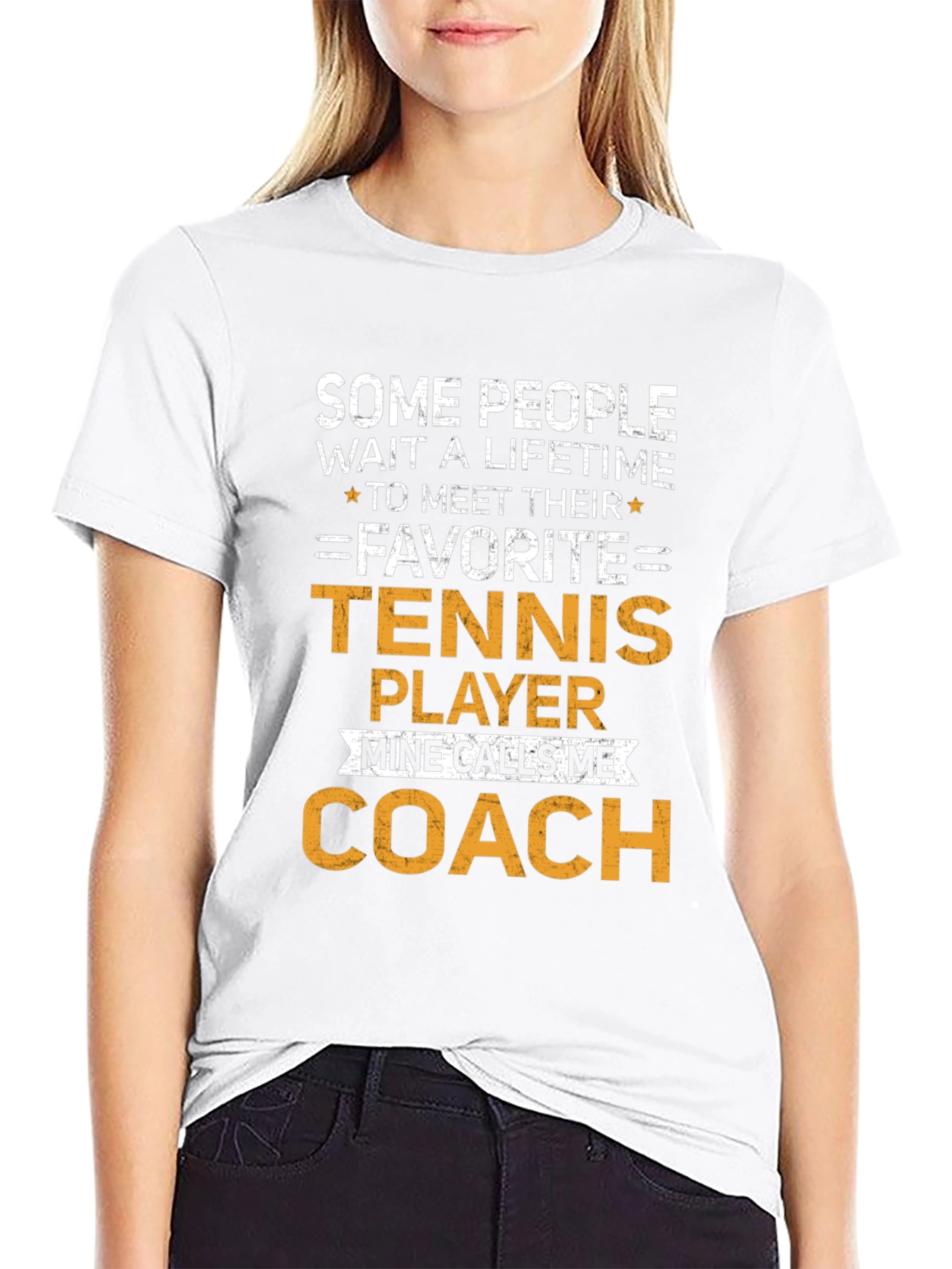 Tennis Coach T-Shirt - Favorite Player Design
