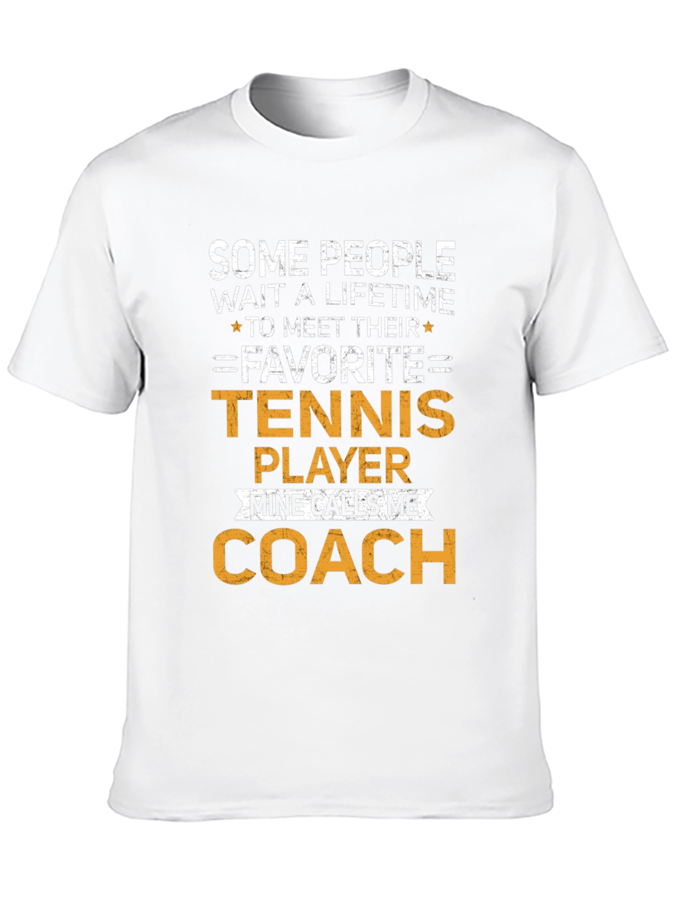 Tennis Coach T-Shirt - Favorite Player Design