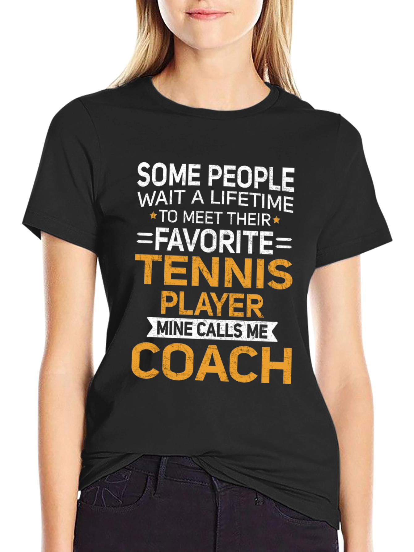 Tennis Coach T-Shirt - Favorite Player Design