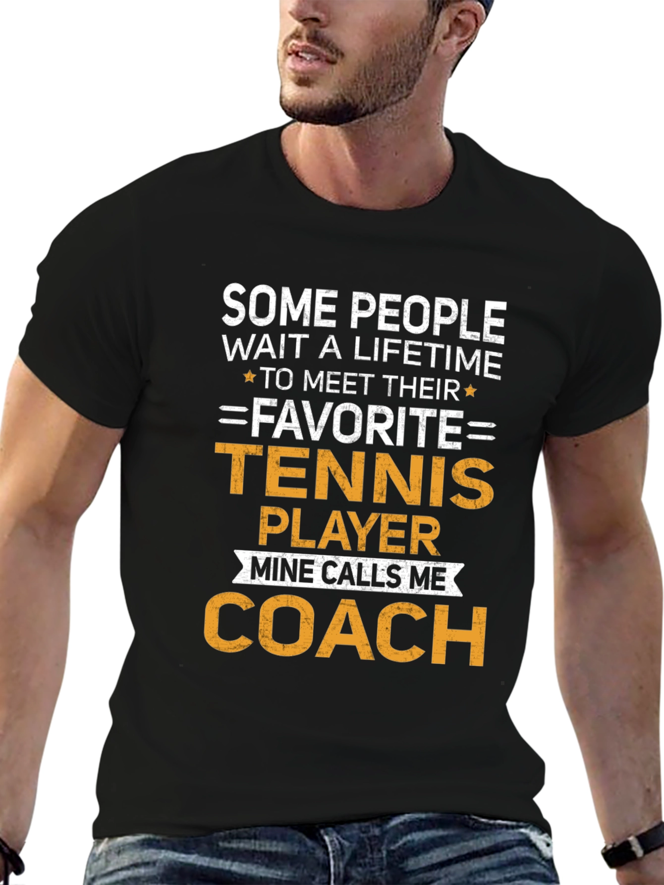 Tennis Coach T-Shirt - Favorite Player Design