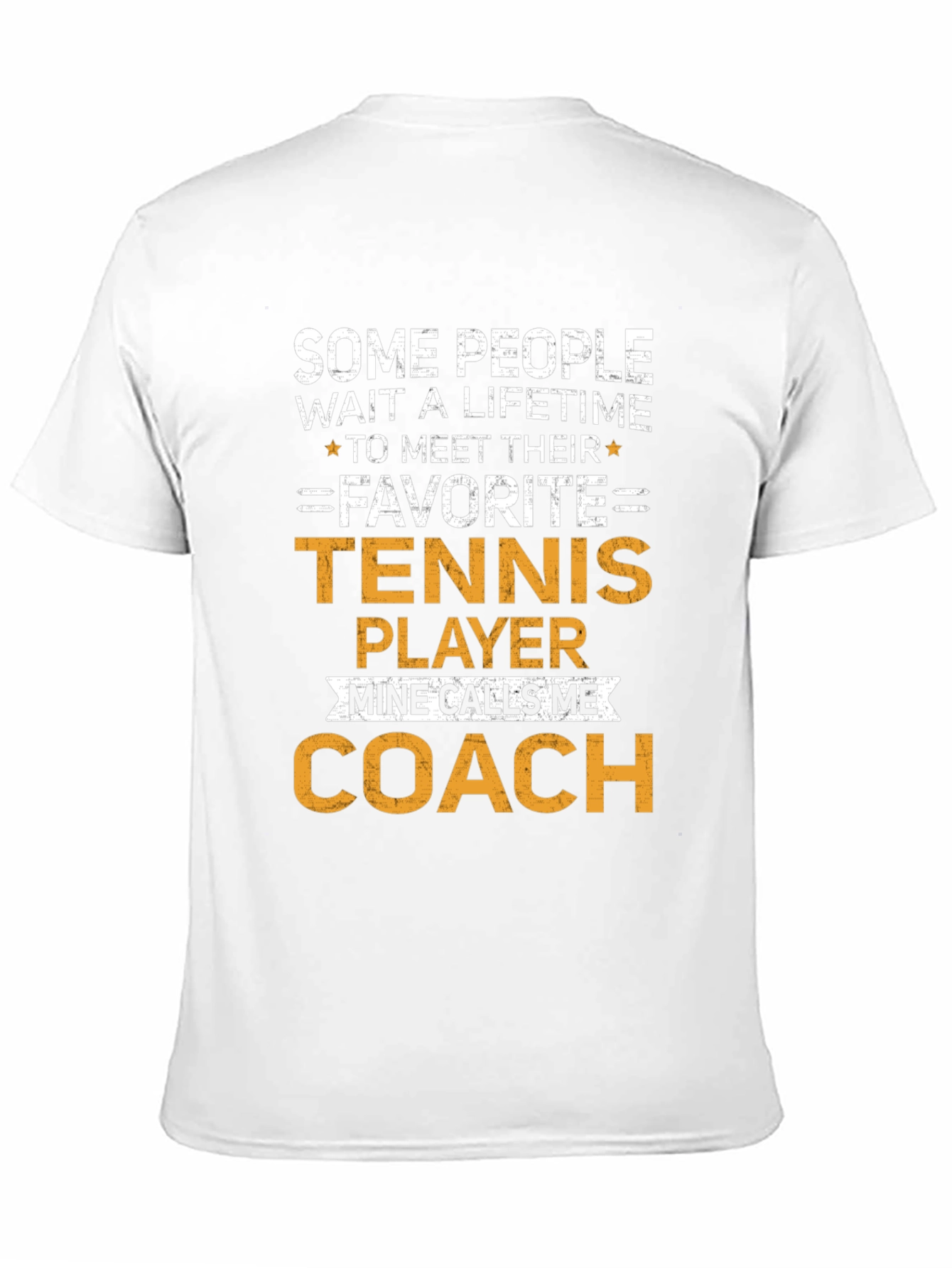 Tennis Coach T-Shirt - Favorite Player Design