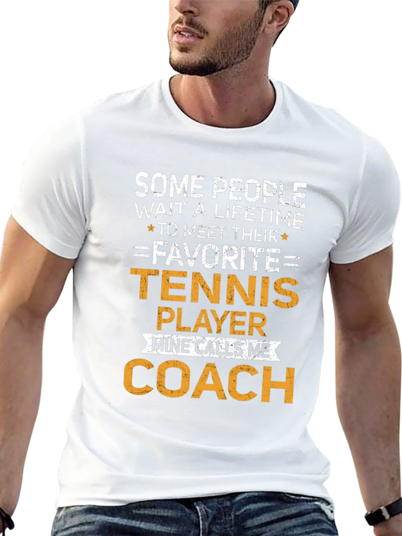 Tennis Coach T-Shirt - Favorite Player Design
