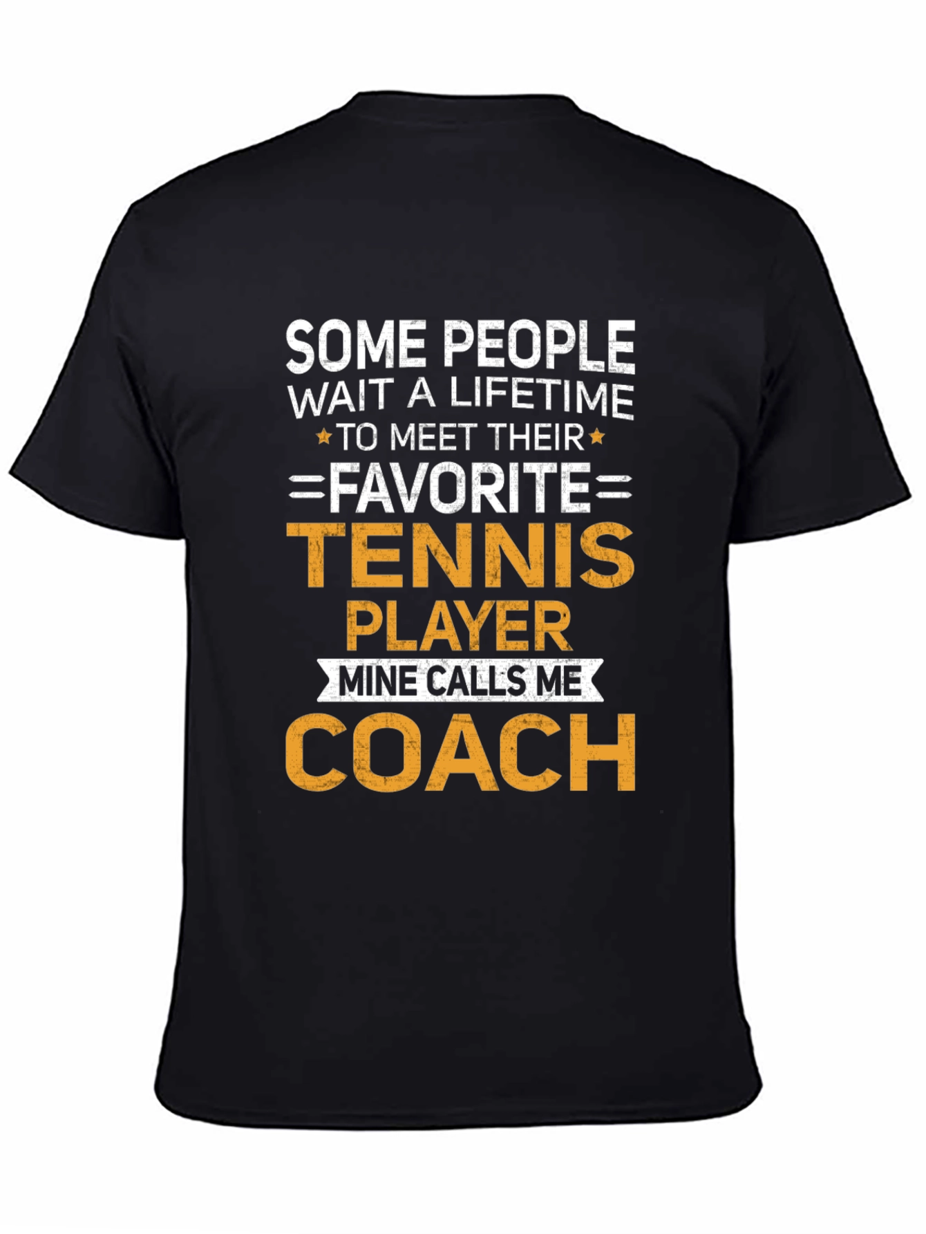 Tennis Coach T-Shirt - Favorite Player Design