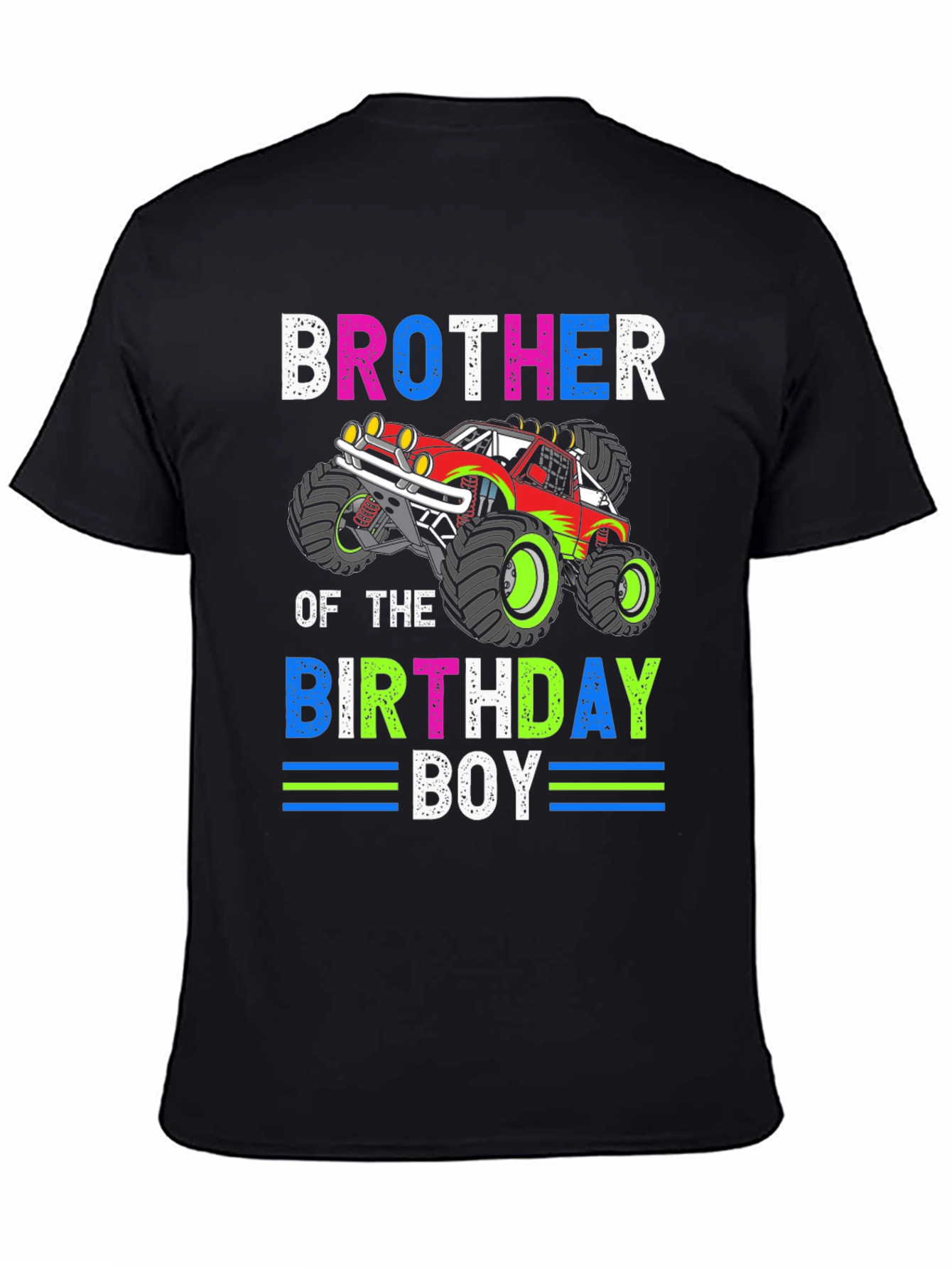 Brother of the Birthday Boy Monster Truck T-Shirt