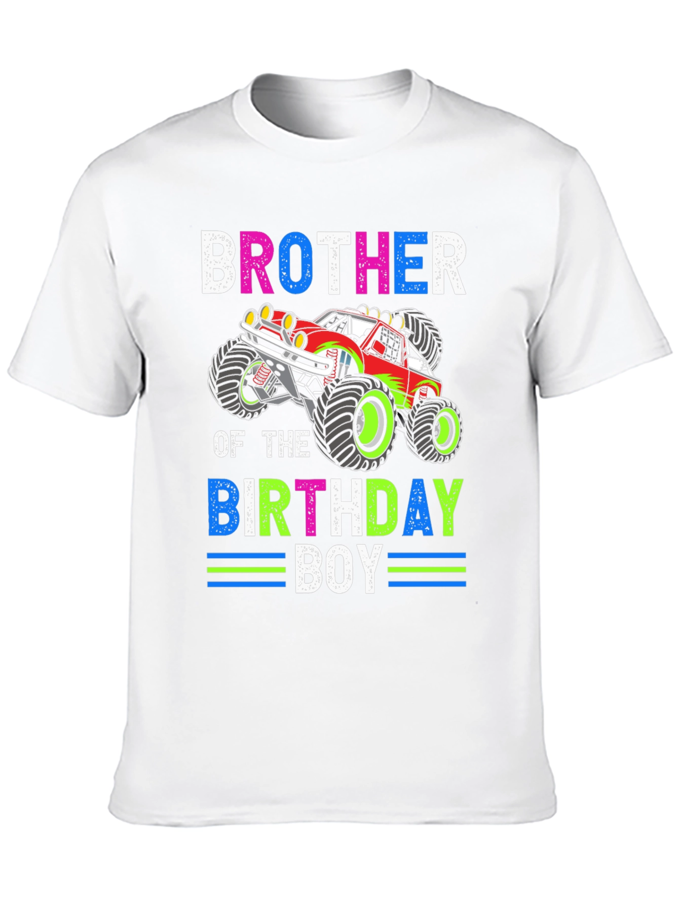 Brother of the Birthday Boy Monster Truck T-Shirt
