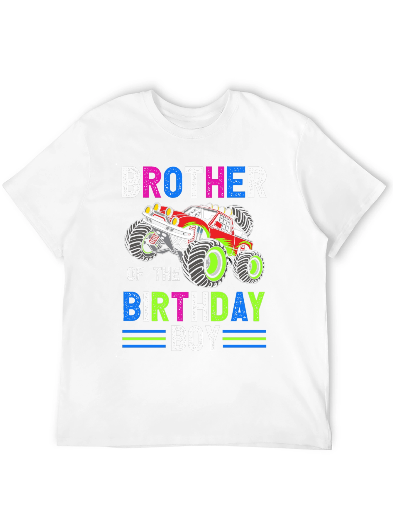 Brother of the Birthday Boy Monster Truck T-Shirt