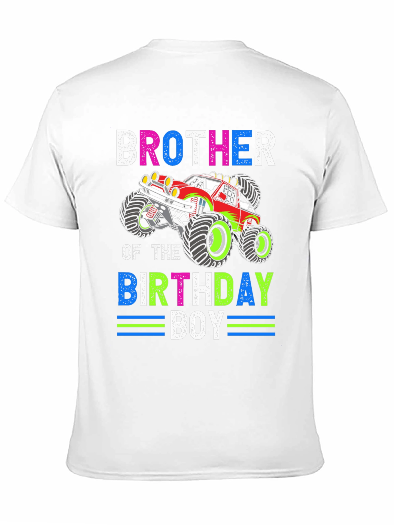 Brother of the Birthday Boy Monster Truck T-Shirt