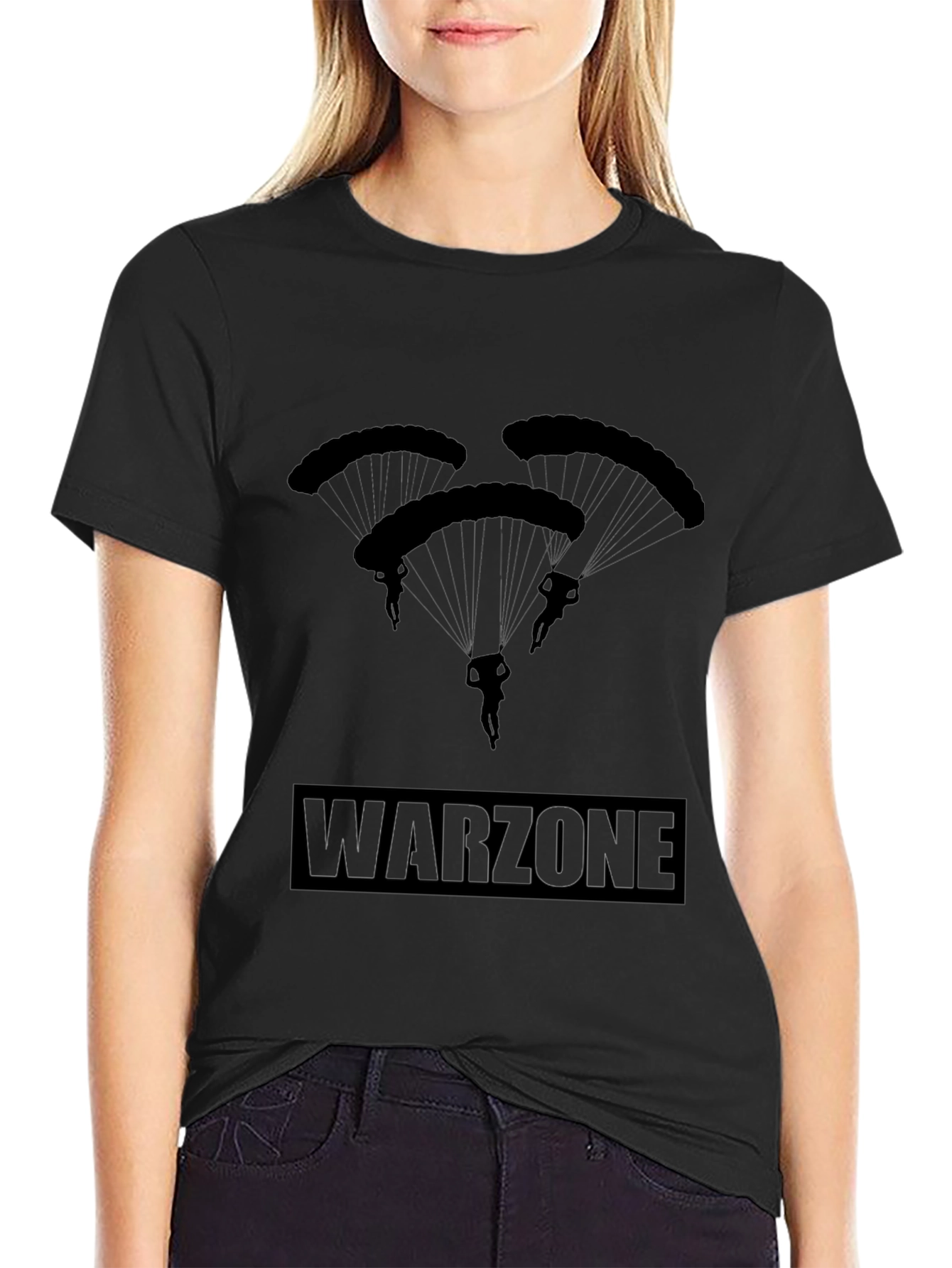Warzone Parachute Graphic T-Shirt