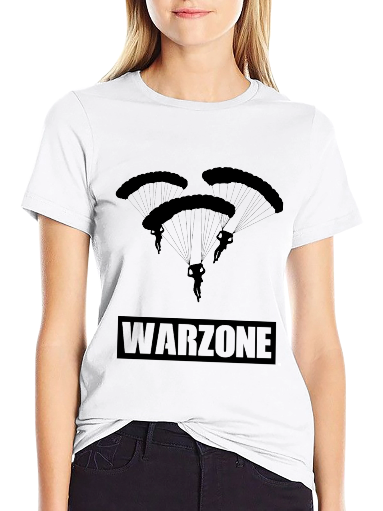 Warzone Parachute Graphic T-Shirt