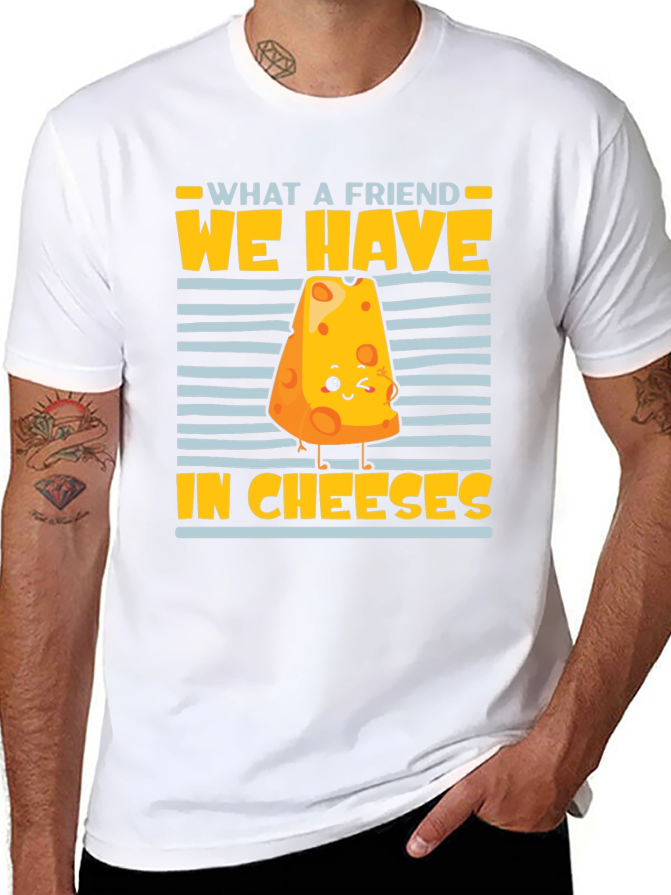 What a Friend We Have in Cheeses Graphic Tee