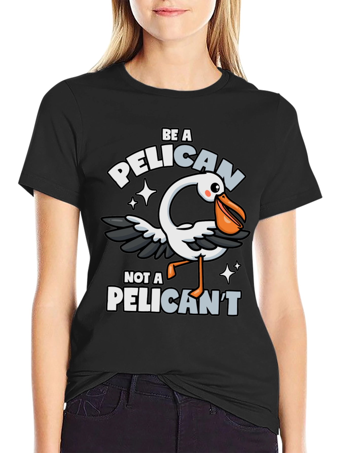 Be A Pelican T-Shirt - Funny Animal Pun Tee