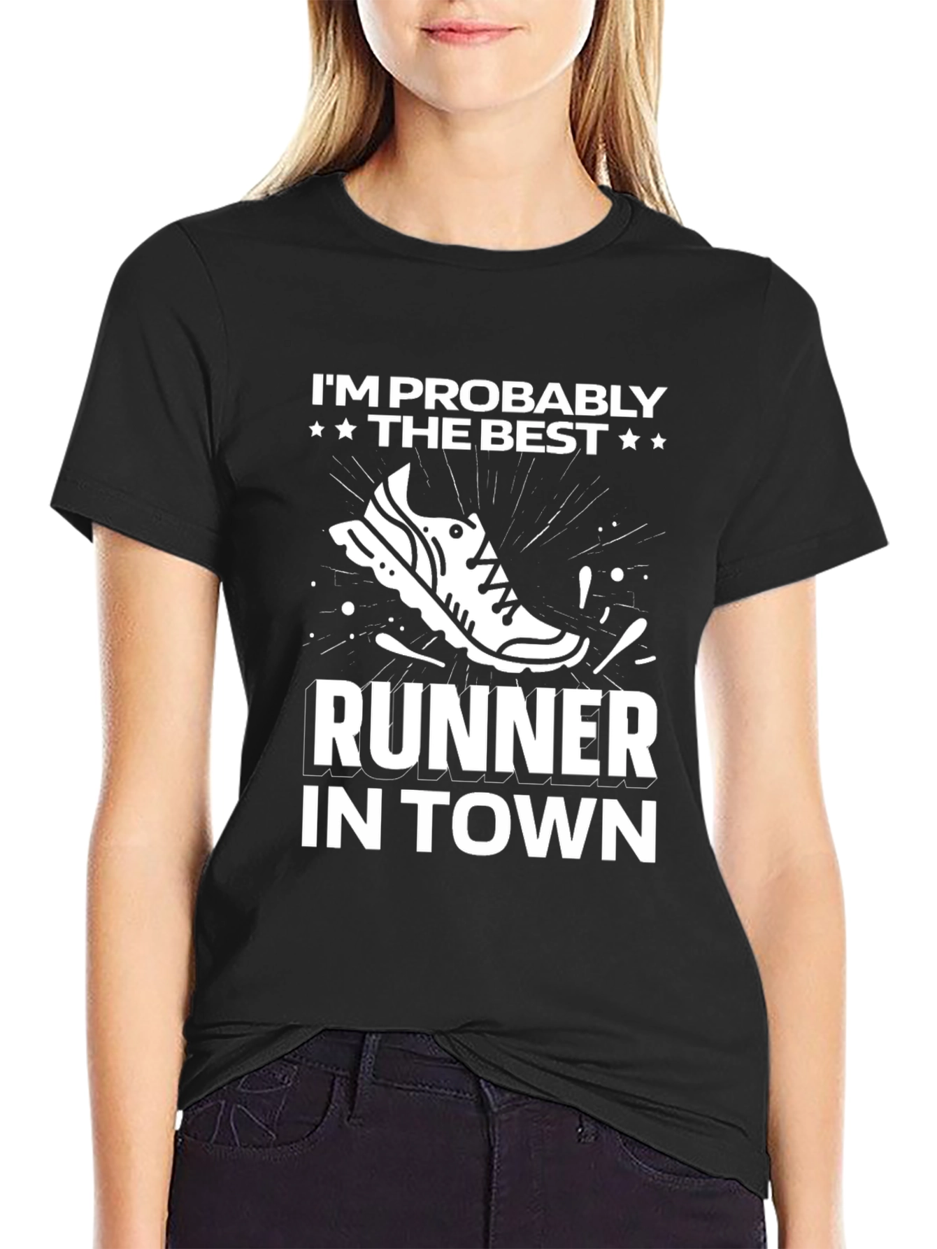 Best Runner in Town T-Shirt - Funny Running Tee