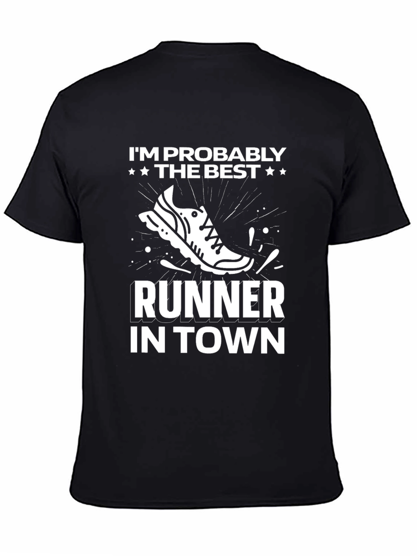 Best Runner in Town T-Shirt - Funny Running Tee