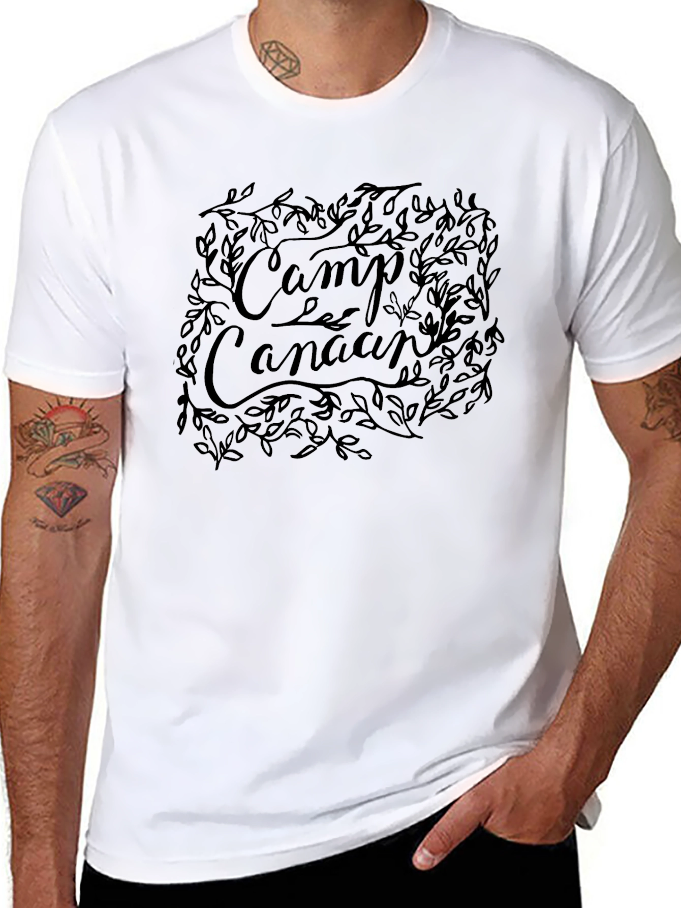 Camp Canaan Graphic T-Shirt Black