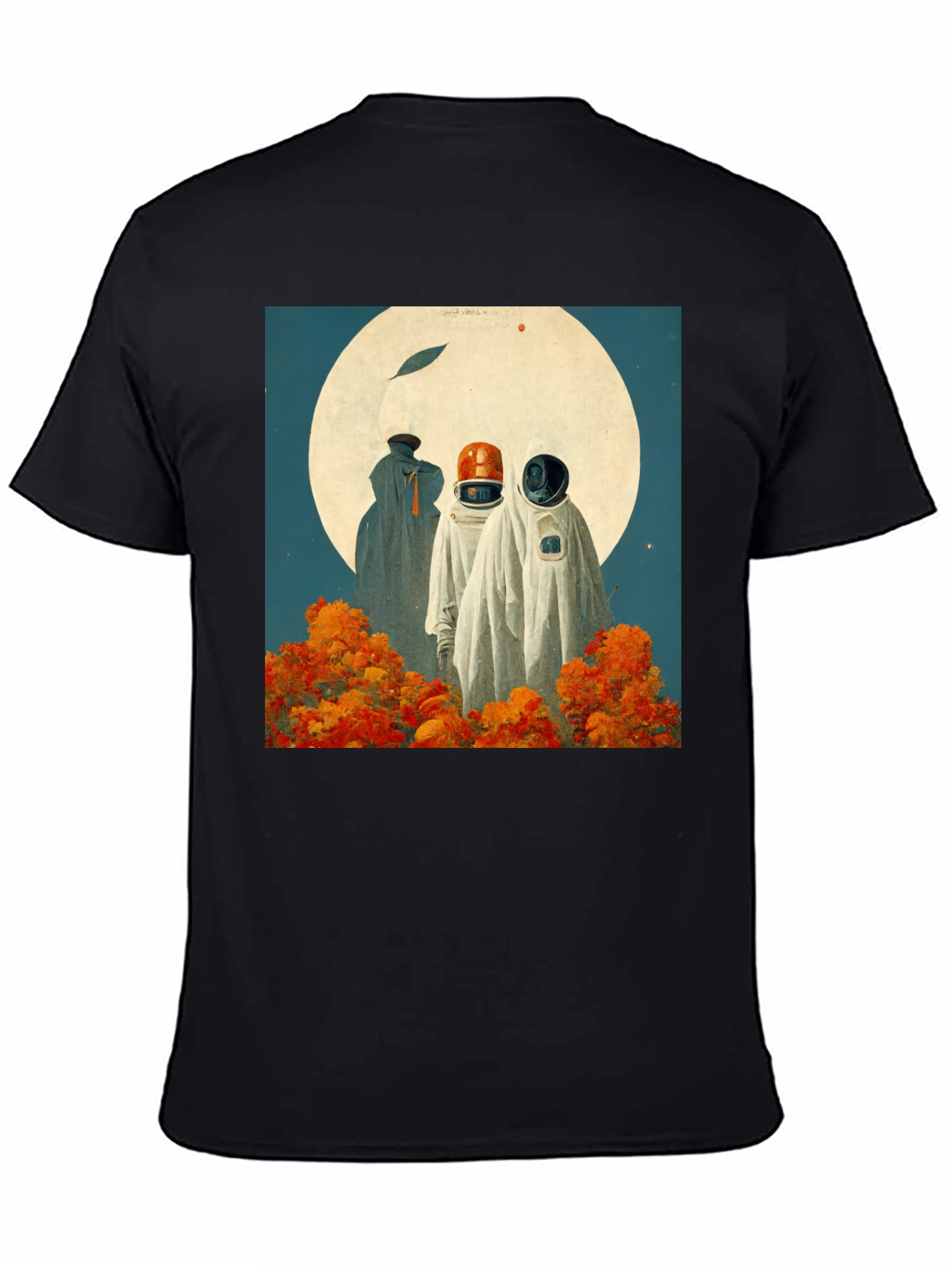 Astronaut Landscape Graphic Tee - Black