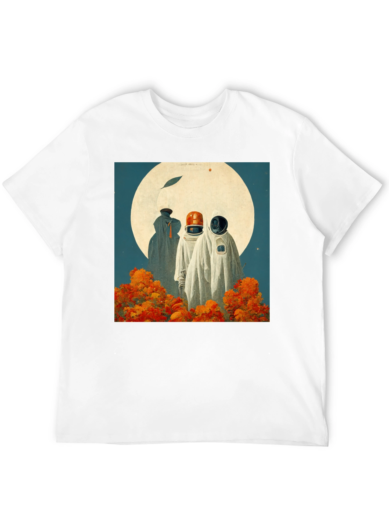 Astronaut Landscape Graphic Tee - Black