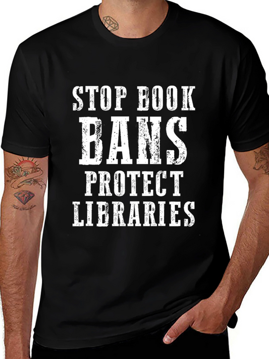 Stop Book Bans Protect Libraries T-Shirt