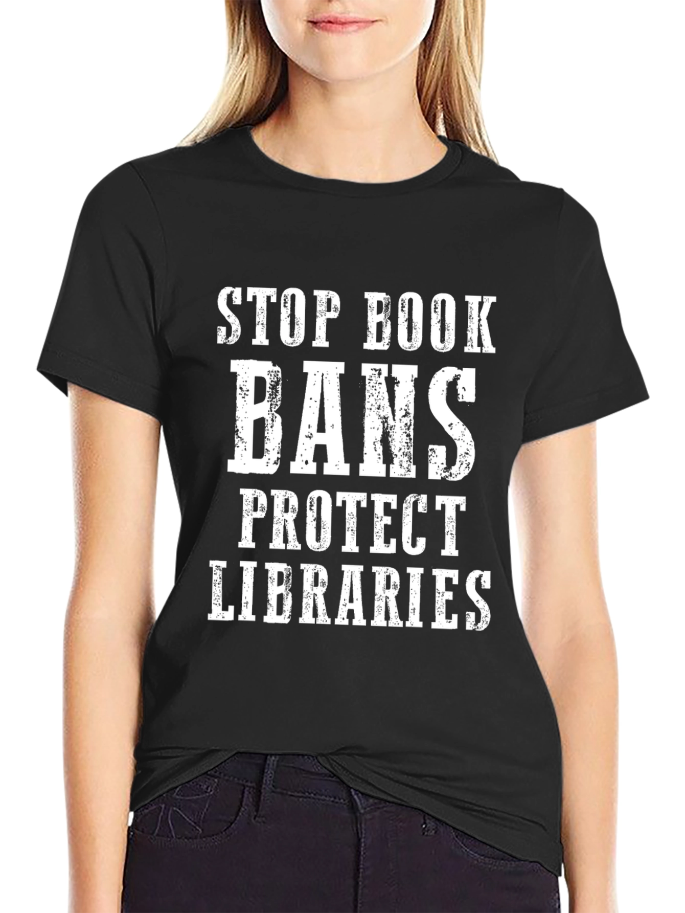 Stop Book Bans Protect Libraries T-Shirt