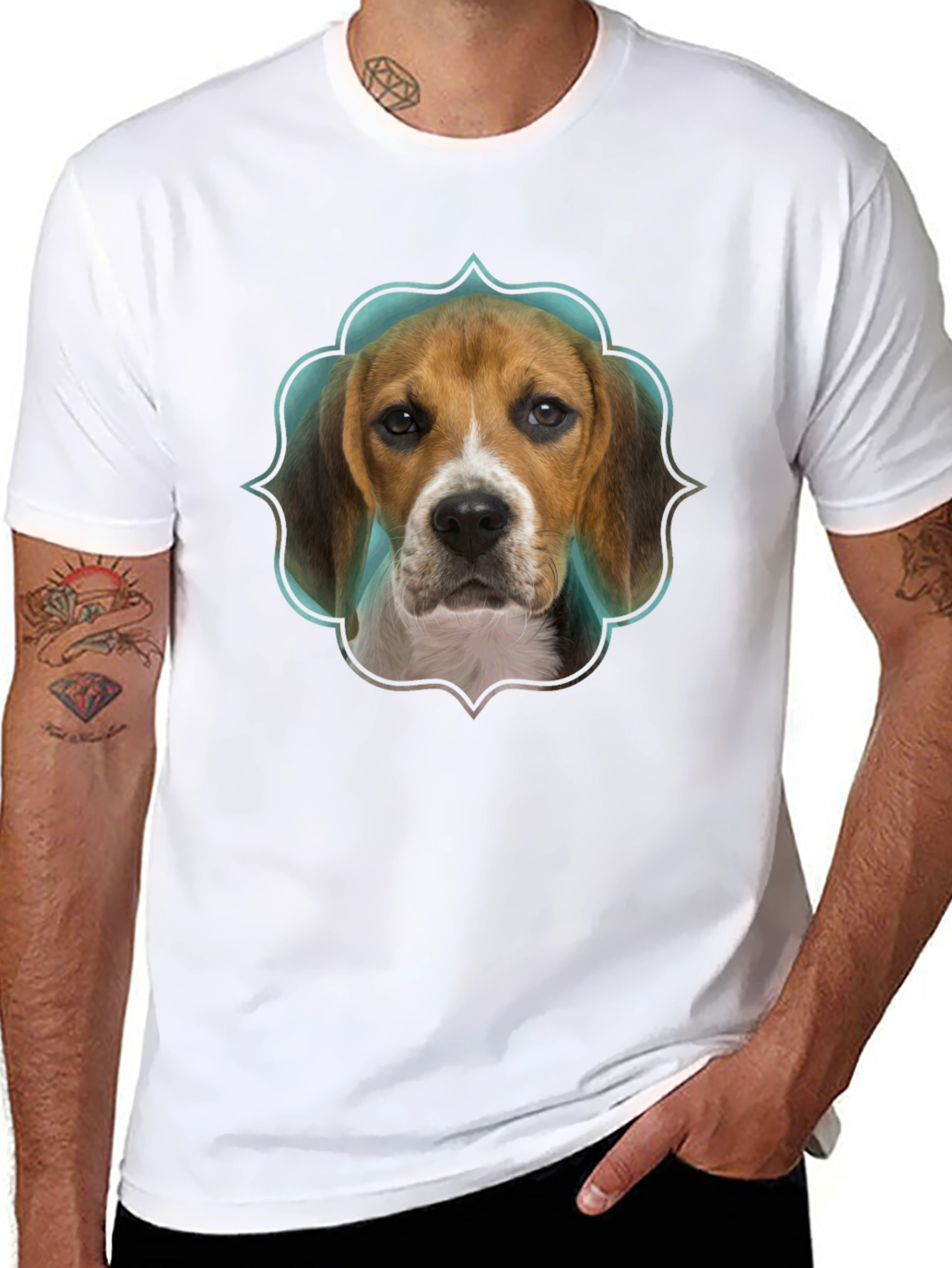 Beagle Dog T-Shirt - Cute Pet Graphic Tee
