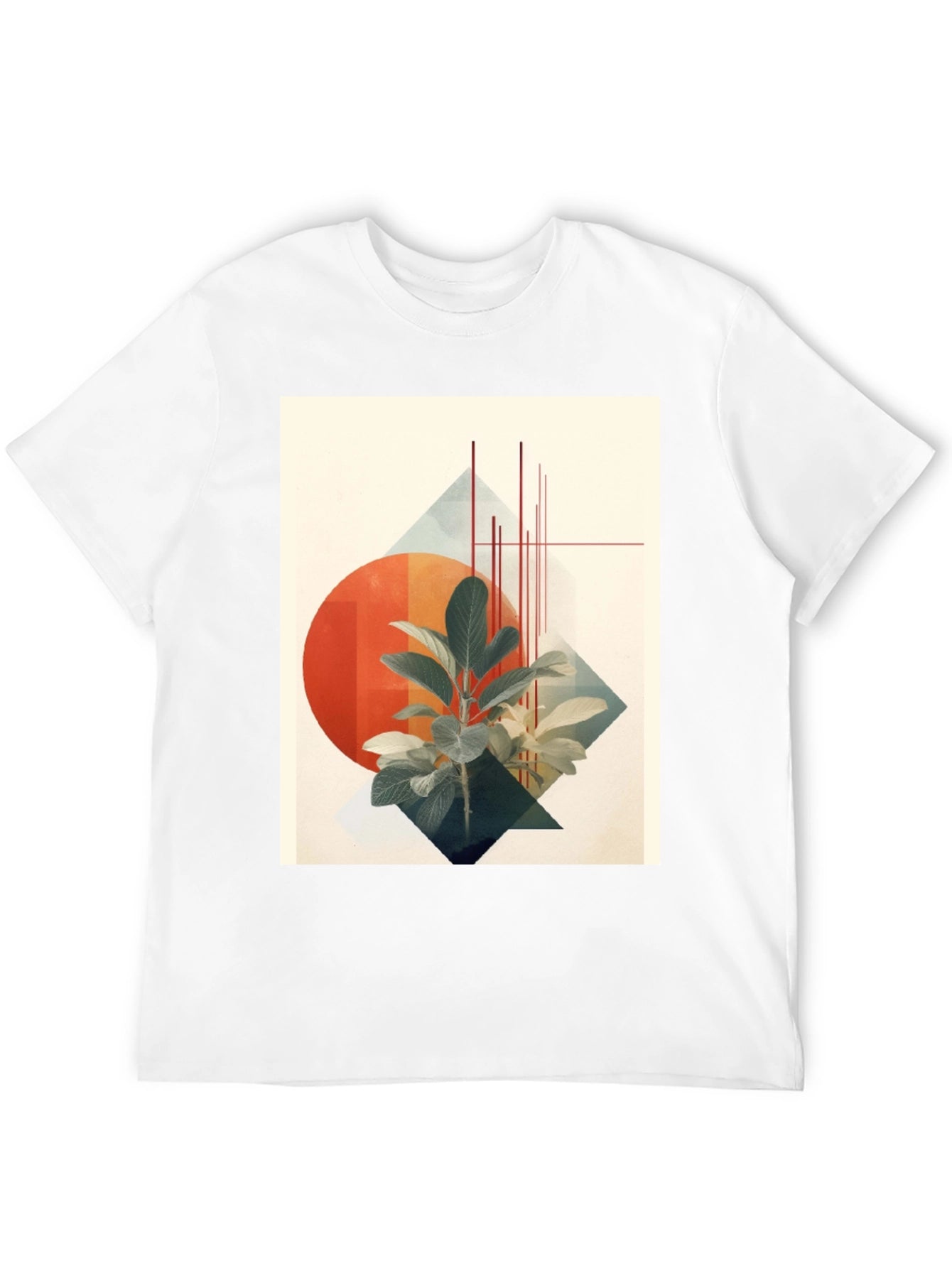Abstract Botanical Graphic Tee