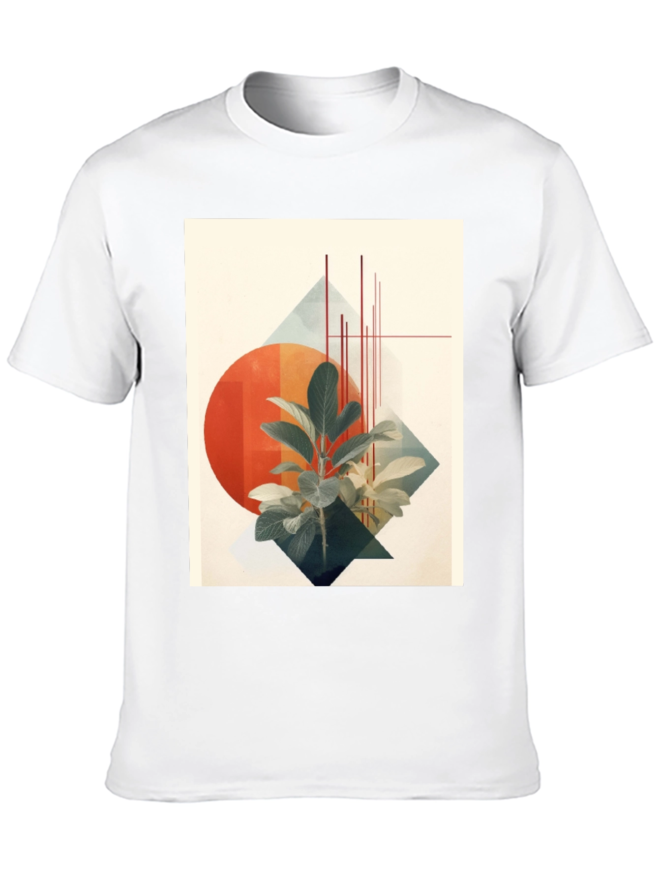 Abstract Botanical Graphic Tee