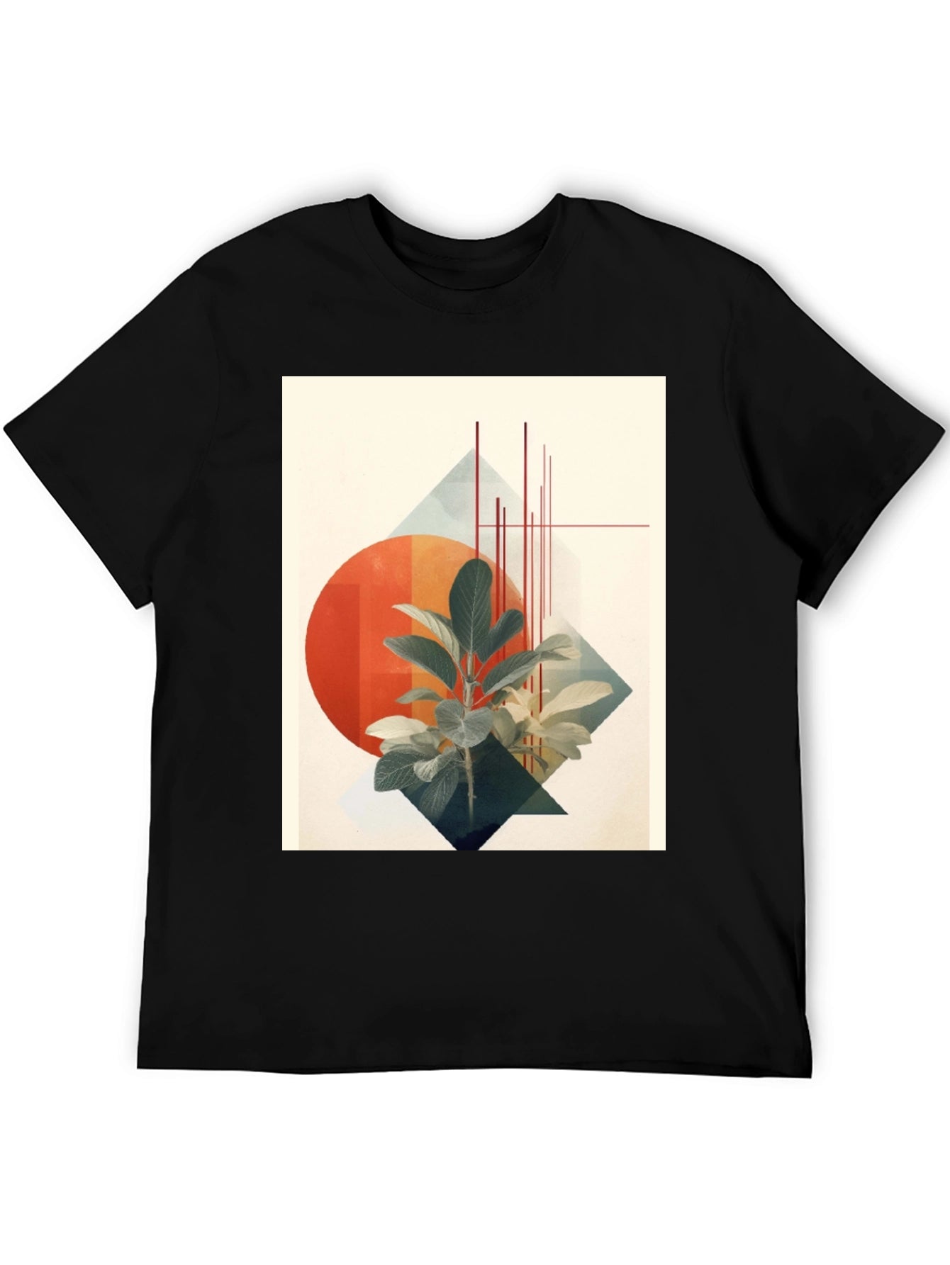 Abstract Botanical Graphic Tee