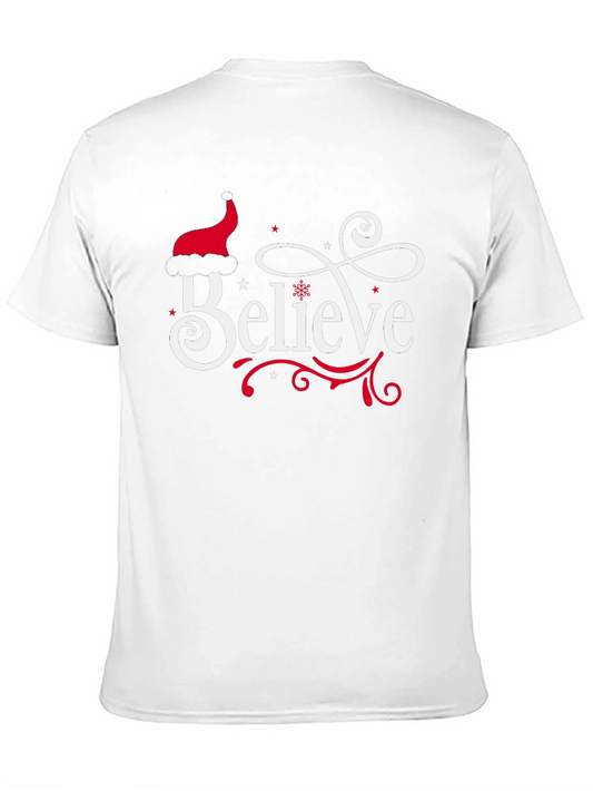 Believe Christmas T-Shirt - Holiday Festive Top