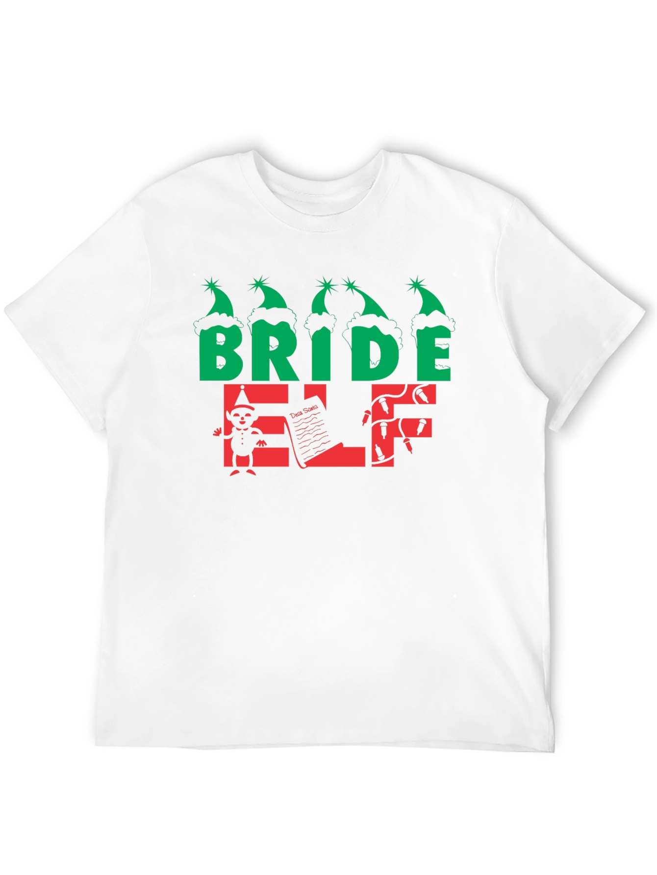 Bride Elf Christmas T-Shirt - Holiday Tee