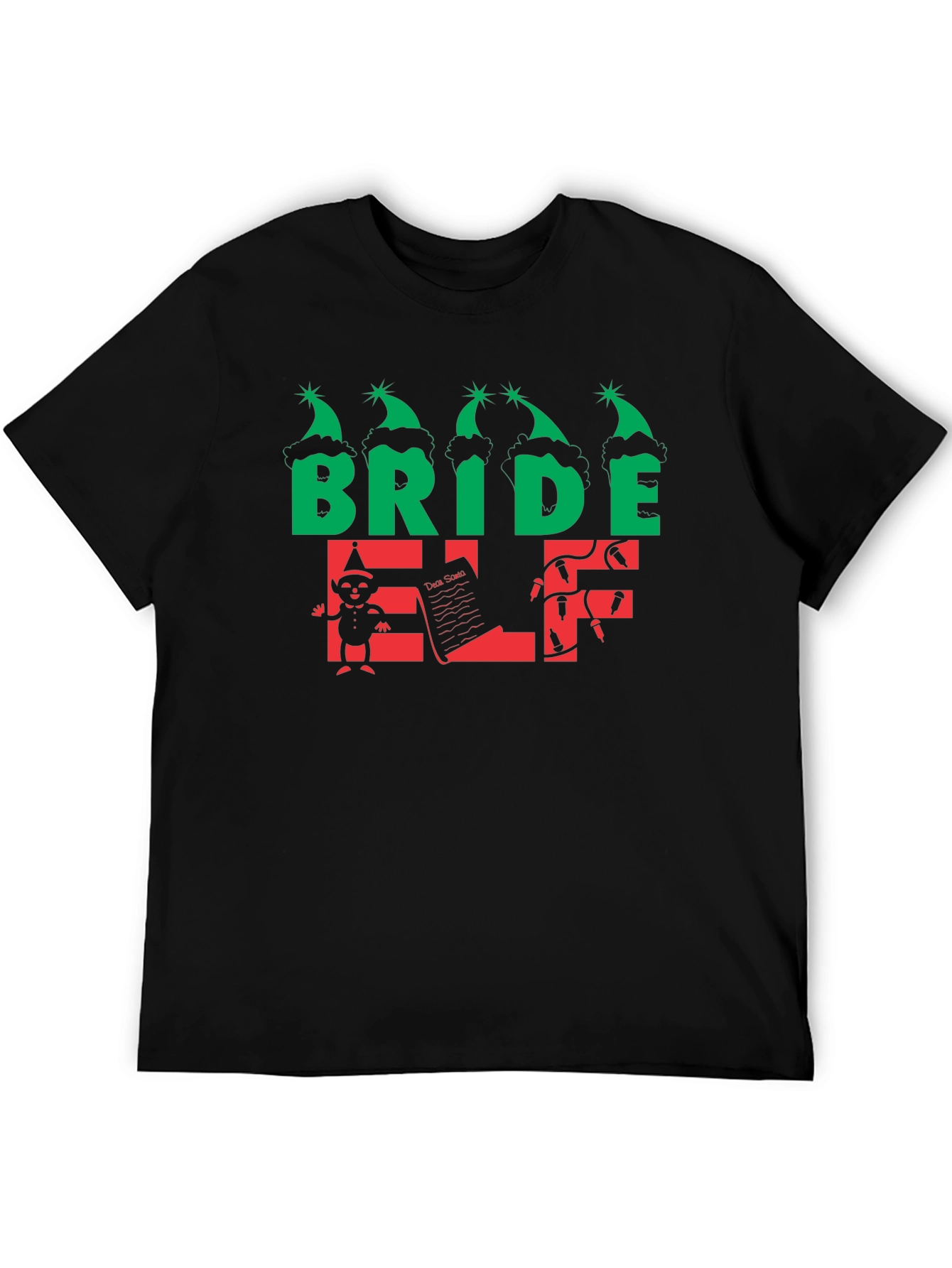 Bride Elf Christmas T-Shirt - Holiday Tee
