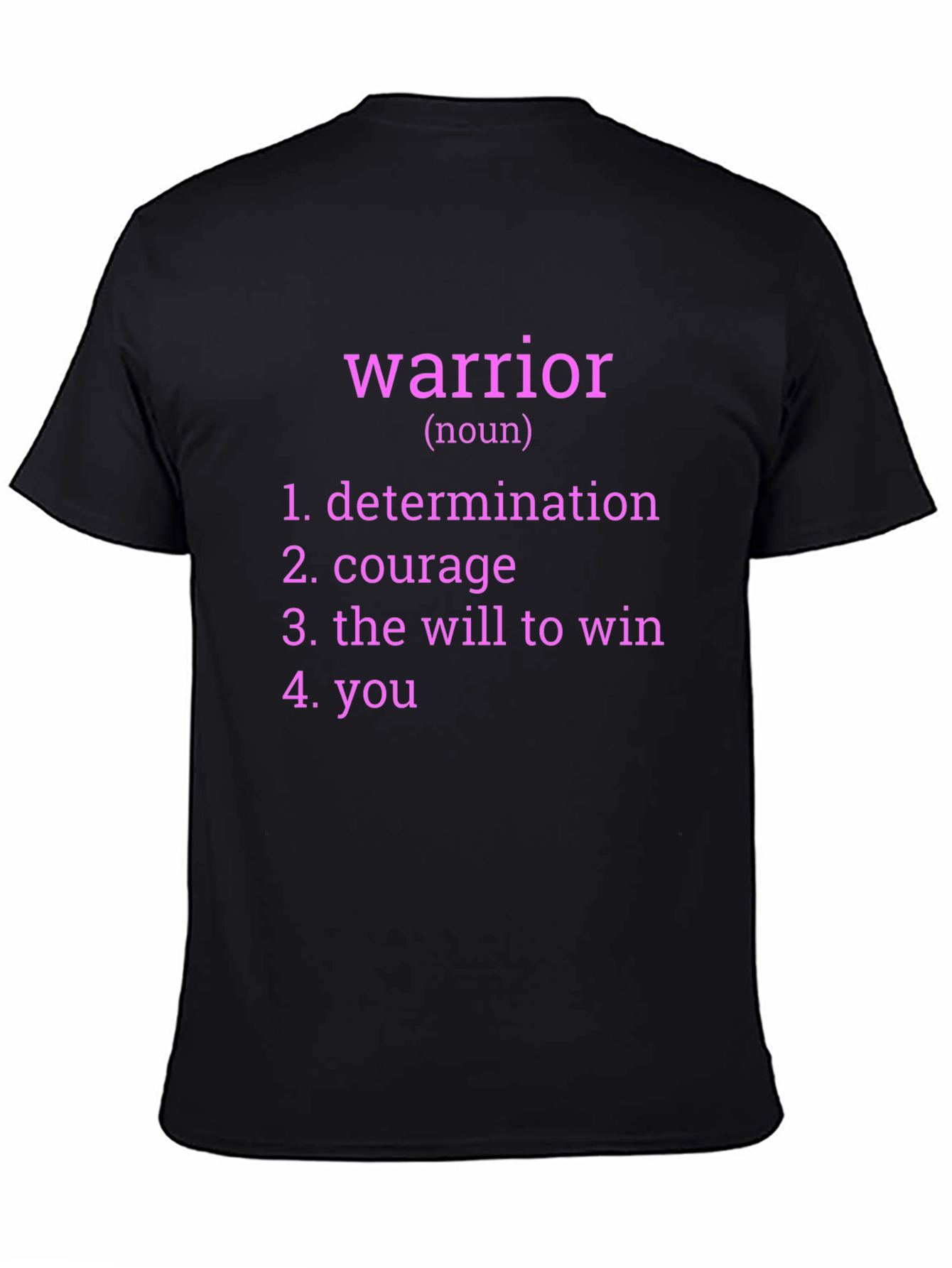 Warrior Definition Graphic Tee - Black T-Shirt