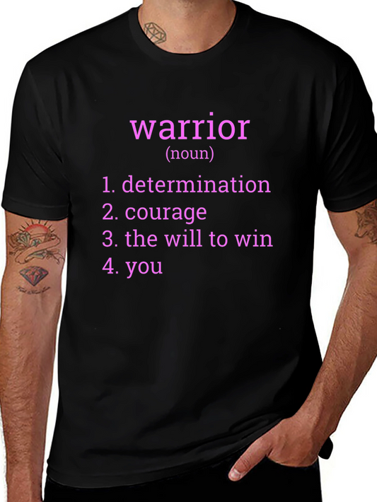 Warrior Definition Graphic Tee - Black T-Shirt