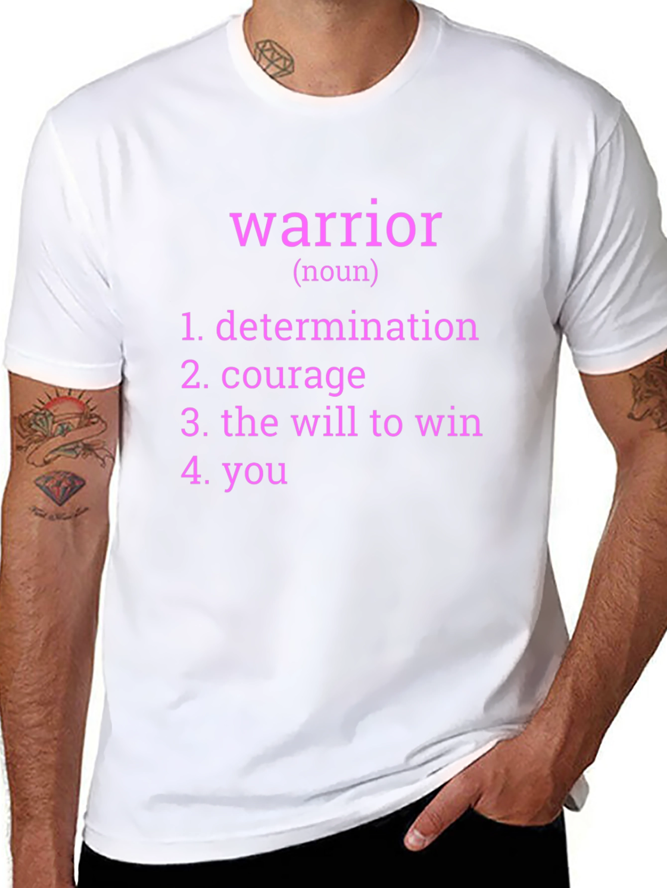 Warrior Definition Graphic Tee - Black T-Shirt