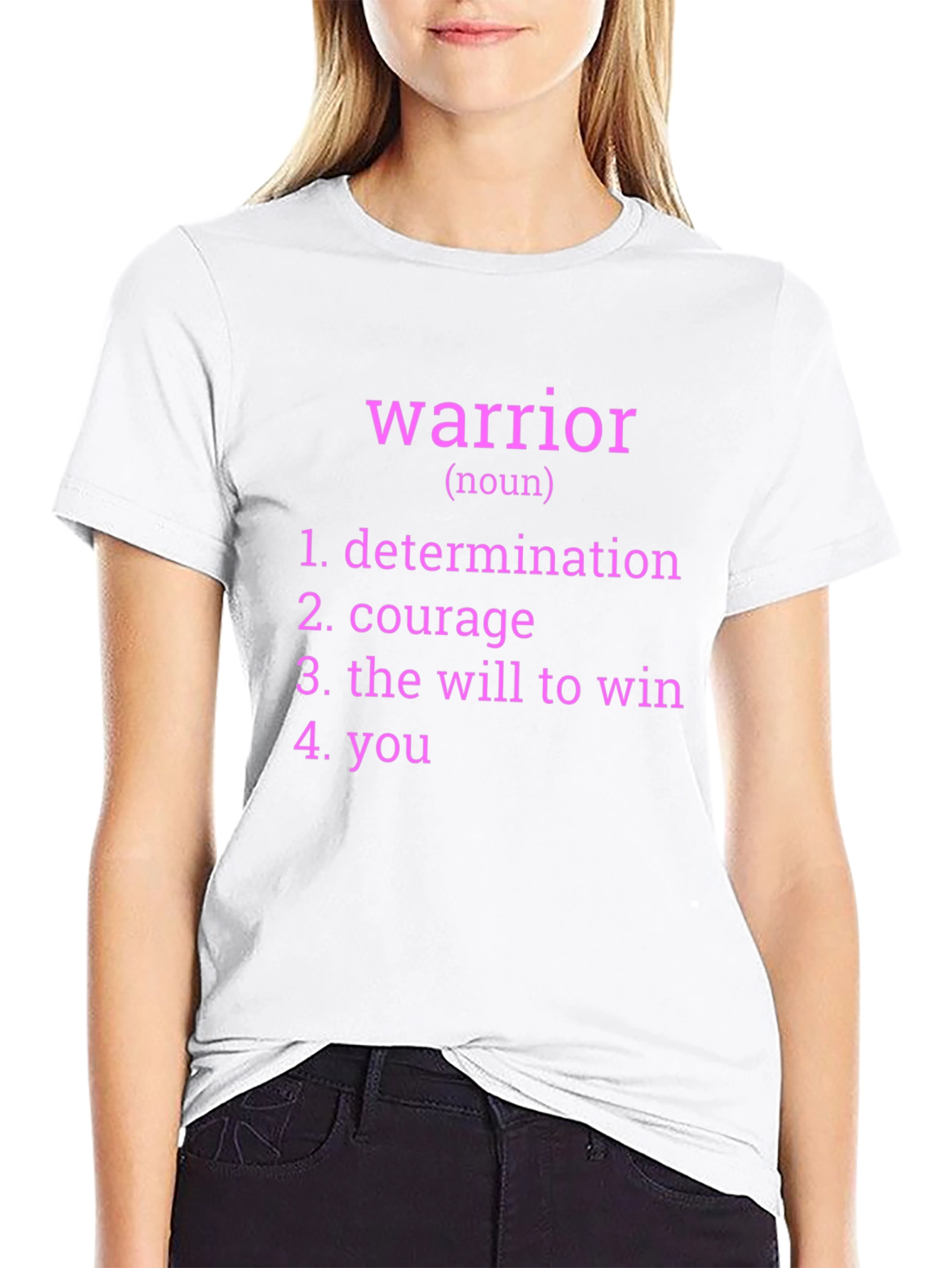 Warrior Definition Graphic Tee - Black T-Shirt