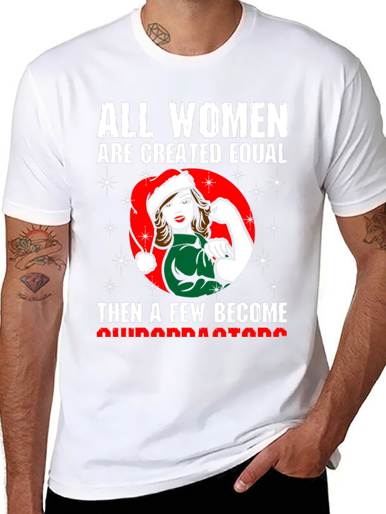 All Women Created Equal Christmas T-Shirt