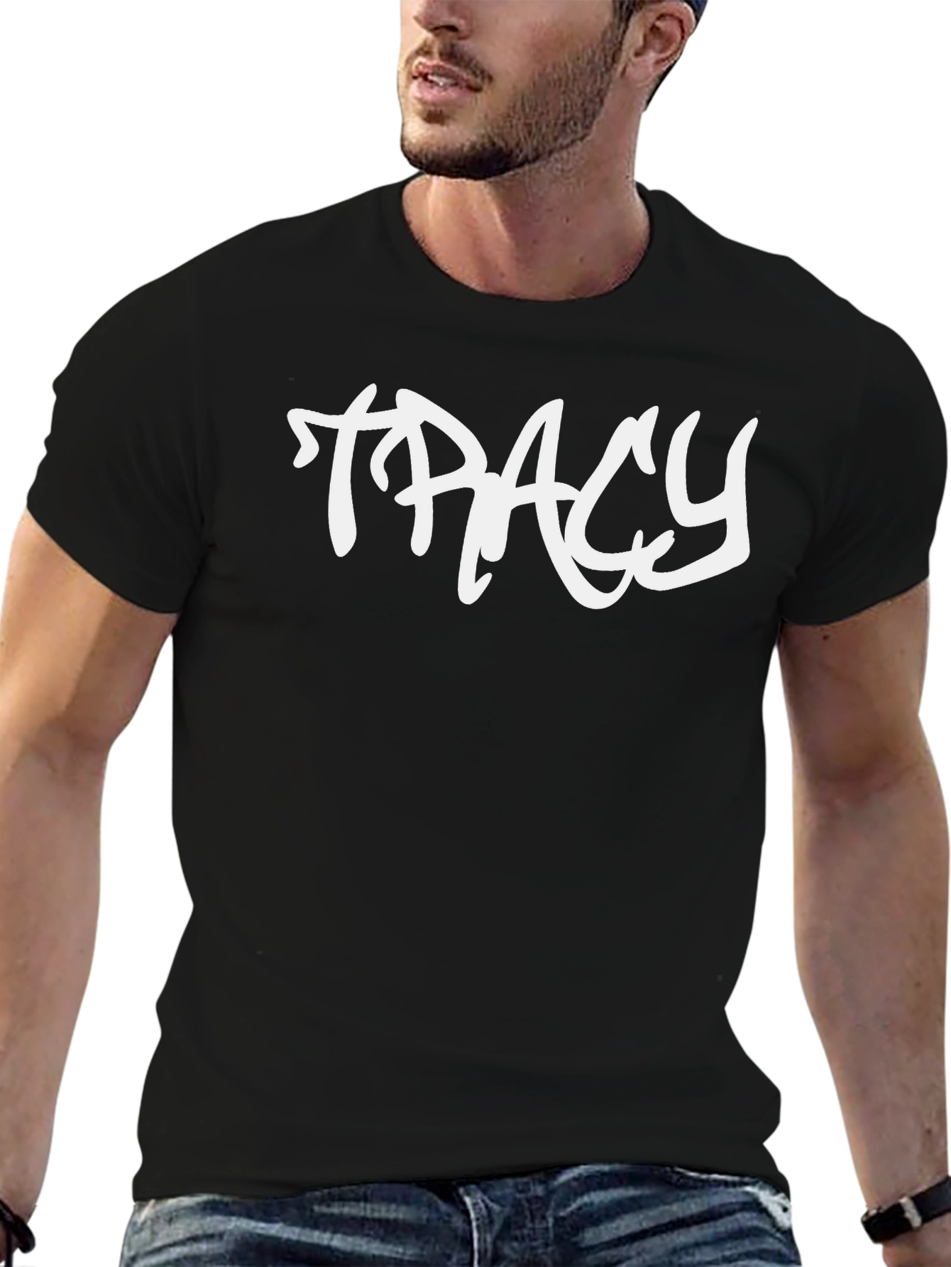 TRACY Graphic Tee - Urban Style Soft Cotton T-Shirt