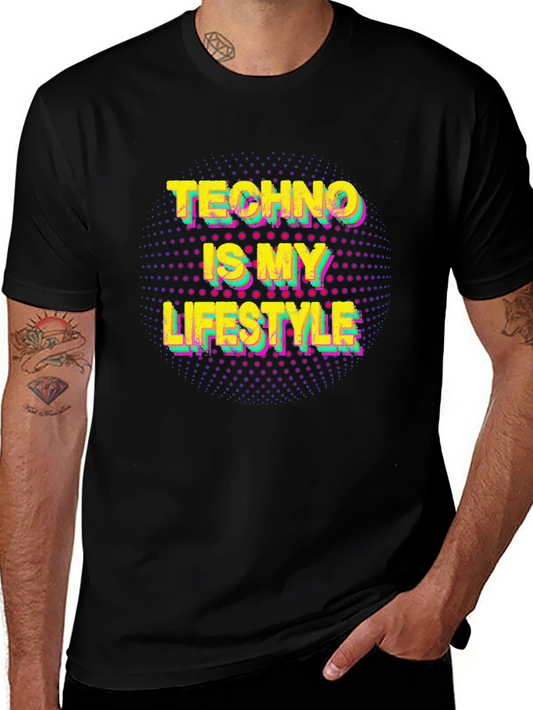 Techno Is My Lifestyle T-Shirt - Music Lover Tee