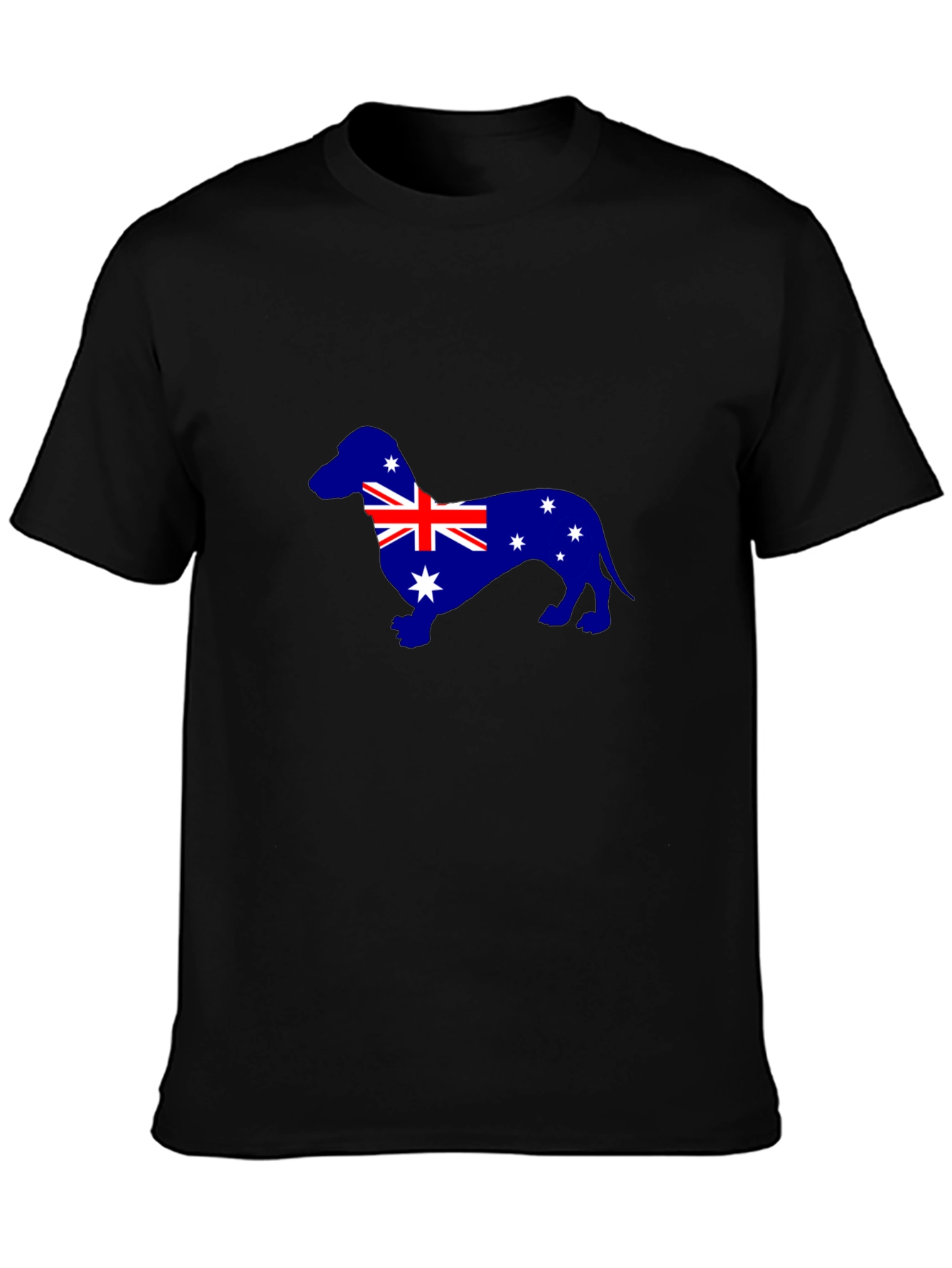 Australian Dachshund T-Shirt - Unisex Black Tee