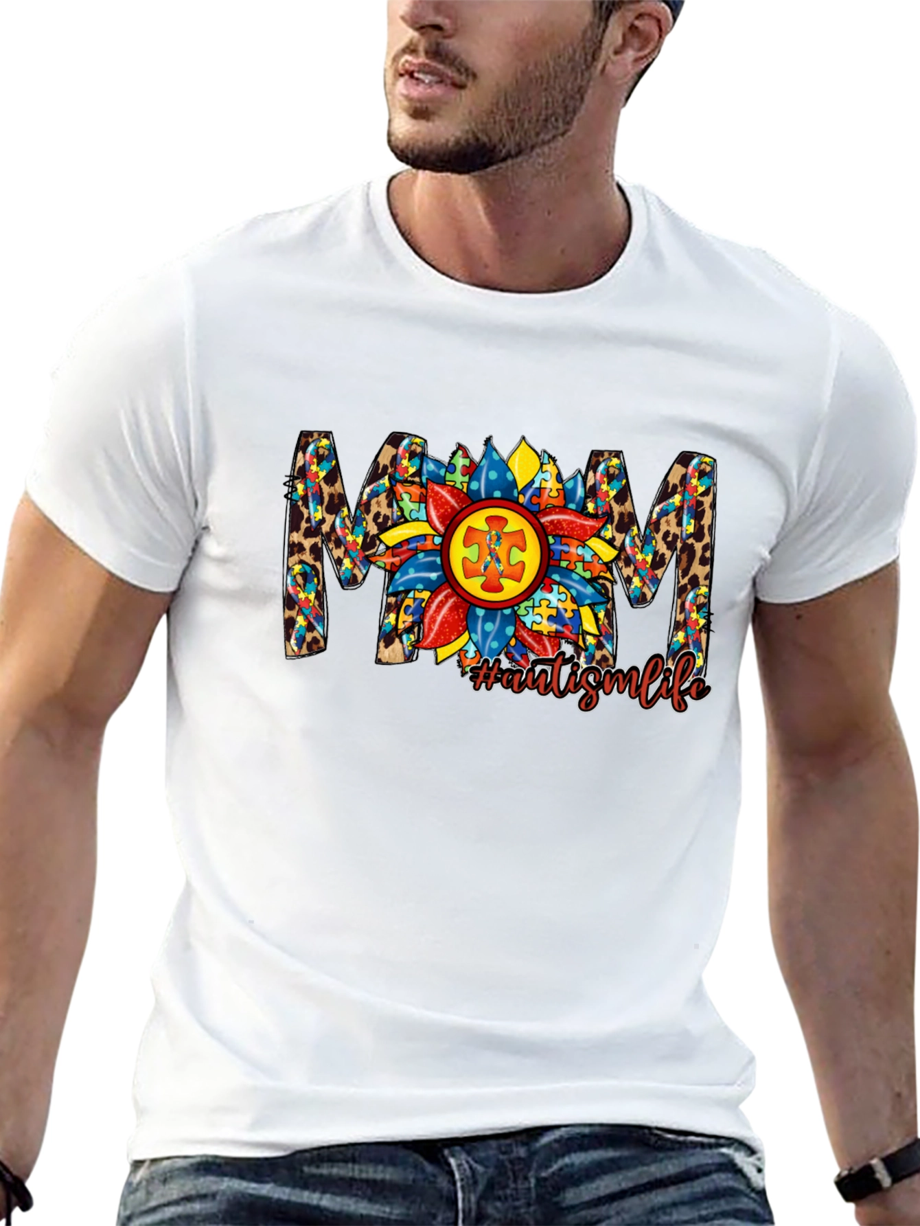 Autism Awareness MOM T-Shirt