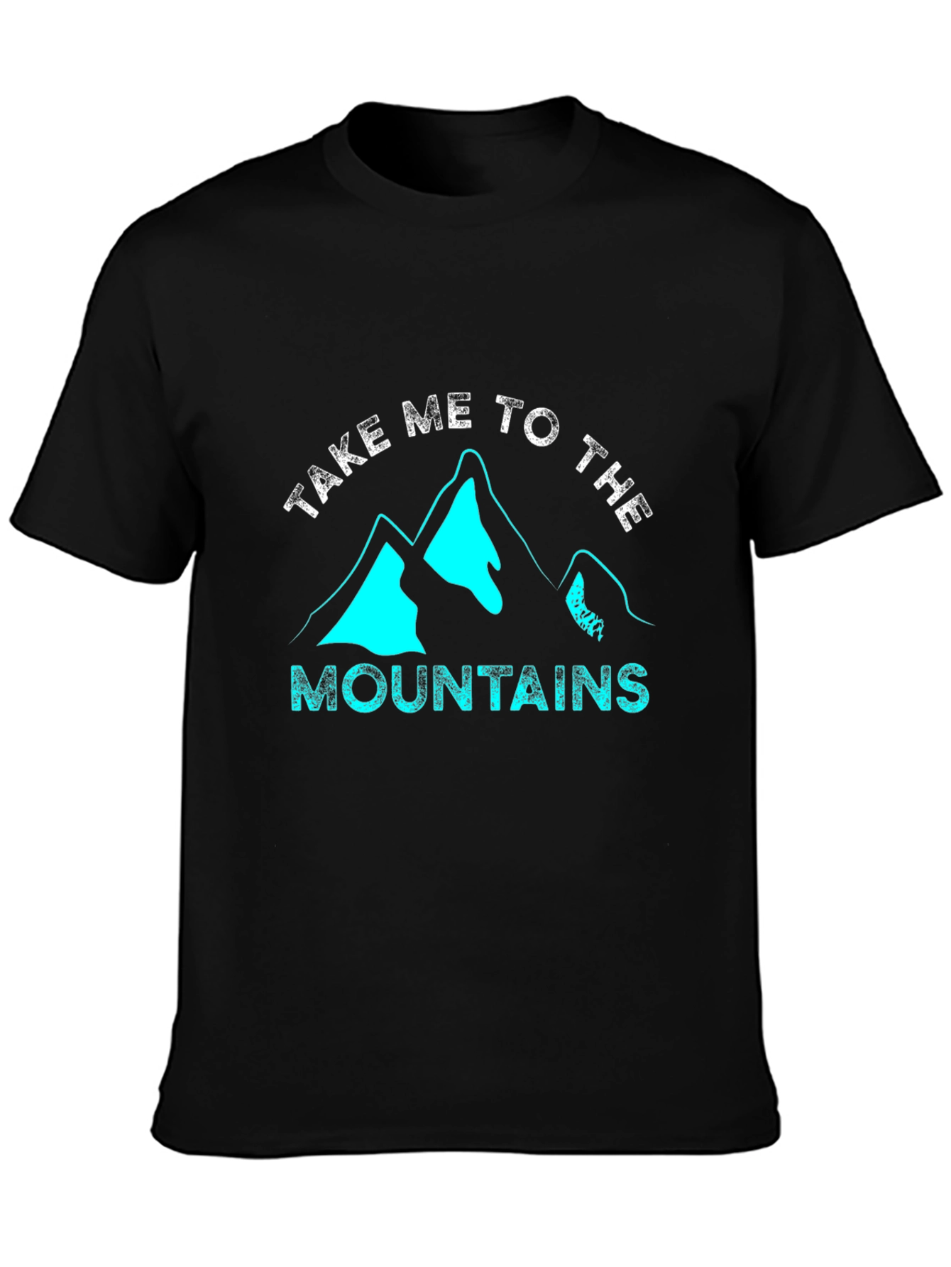 Take Me to the Mountains Graphic Tee - Black