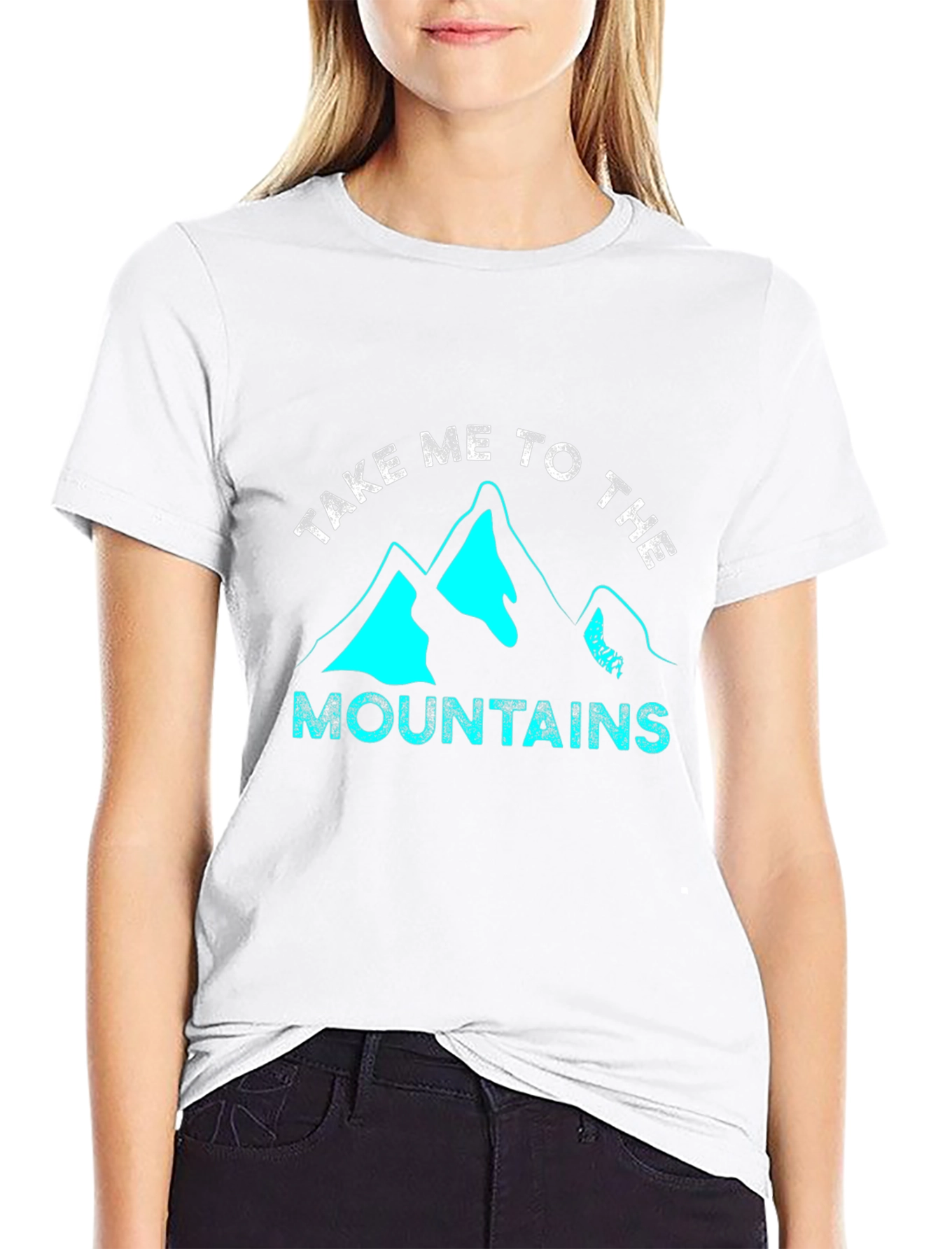 Take Me to the Mountains Graphic Tee - Black