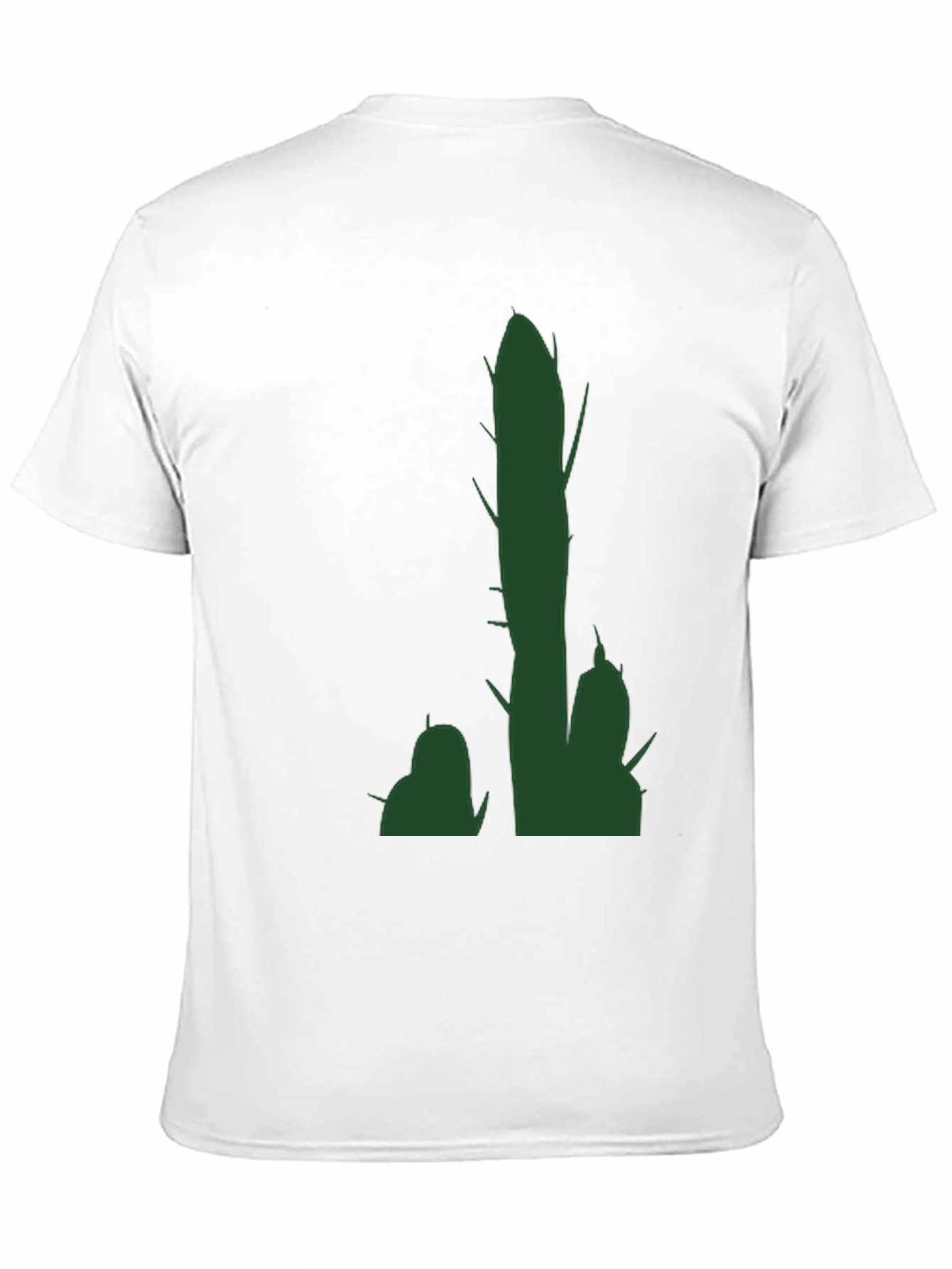 Cactus Graphic Tee - Trendy Mens Black T-Shirt