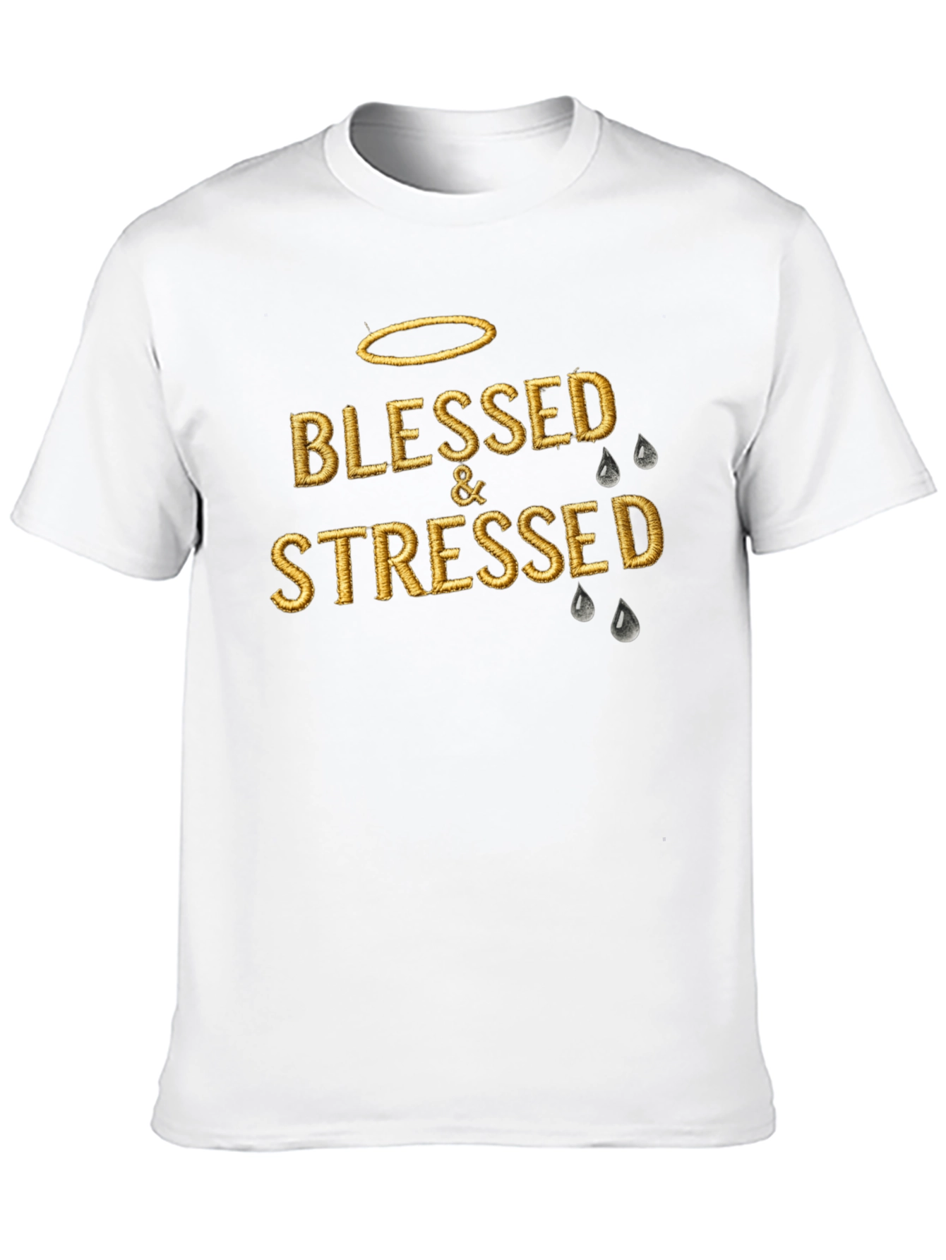 Blessed & Stressed Graphic T-Shirt