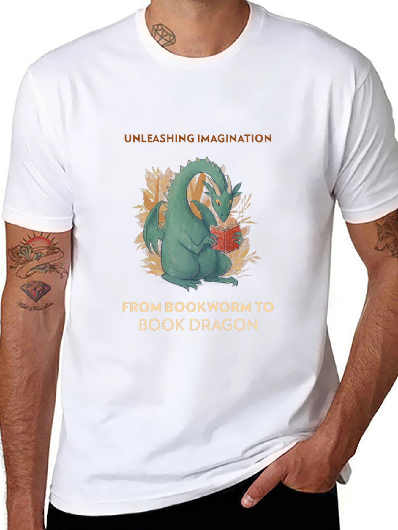 Bookworm to Book Dragon Unisex T-Shirt