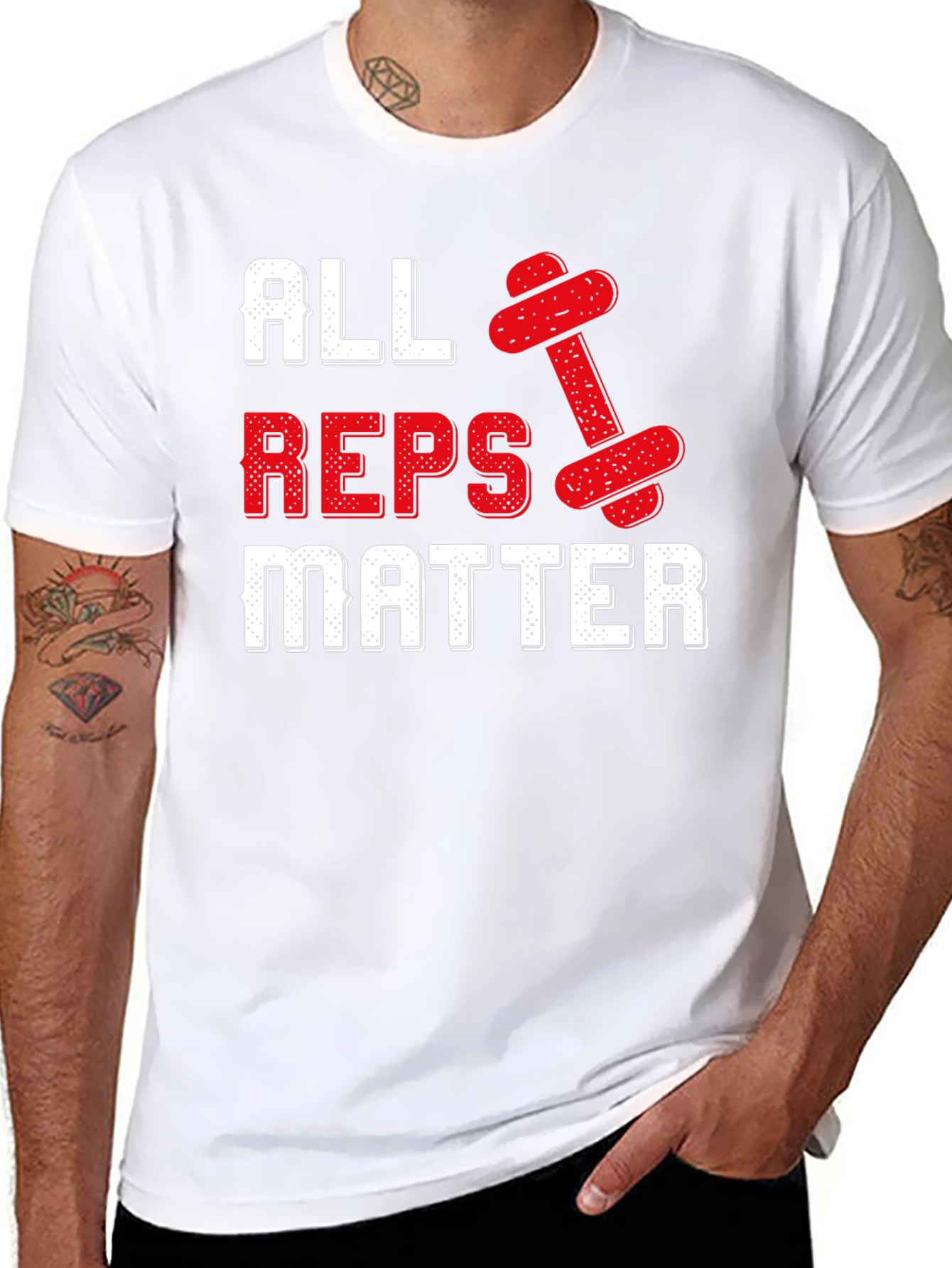 All Reps Matter Gym Workout T-Shirt