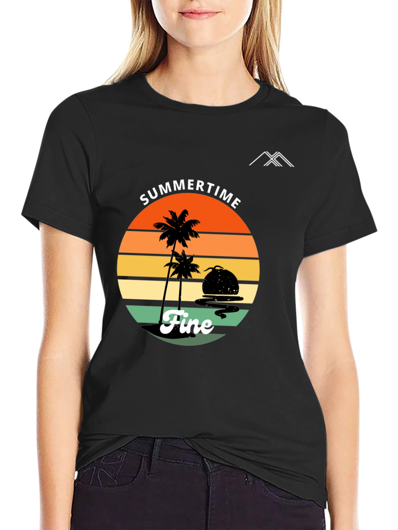 Summertime Fine Graphic T-Shirt