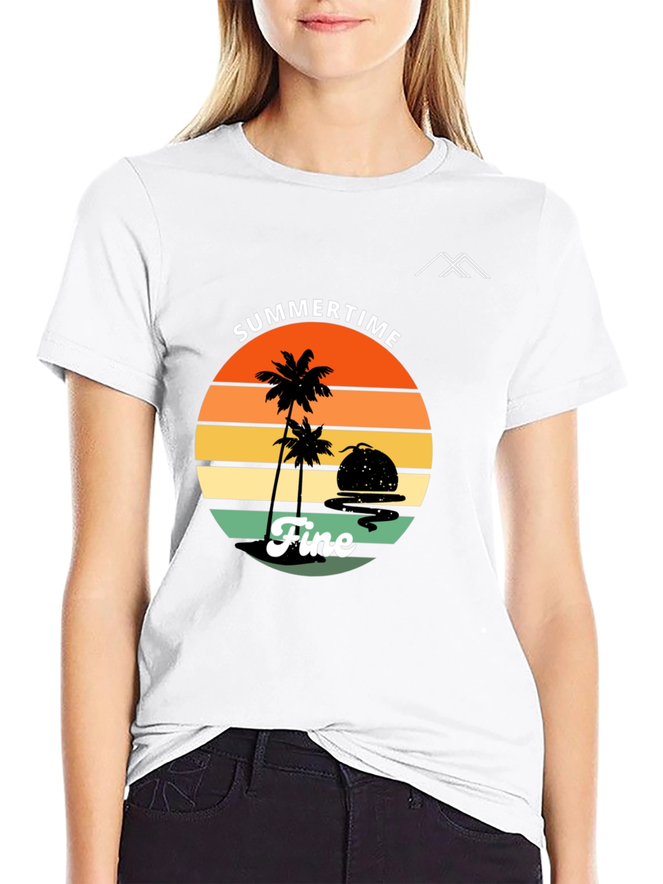Summertime Fine Graphic T-Shirt