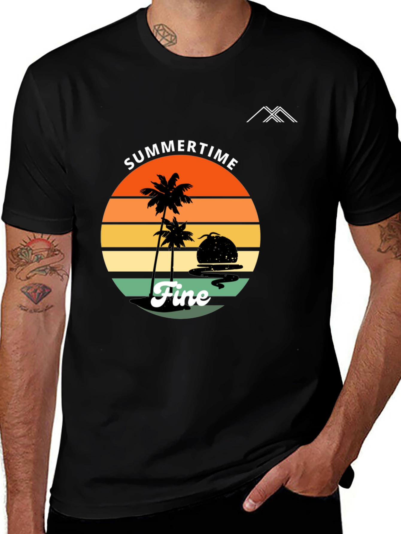 Summertime Fine Graphic T-Shirt