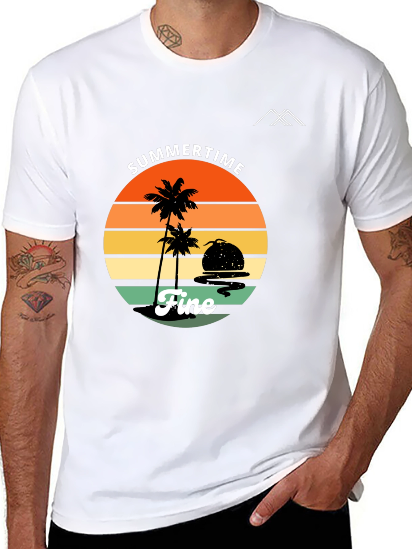Summertime Fine Graphic T-Shirt