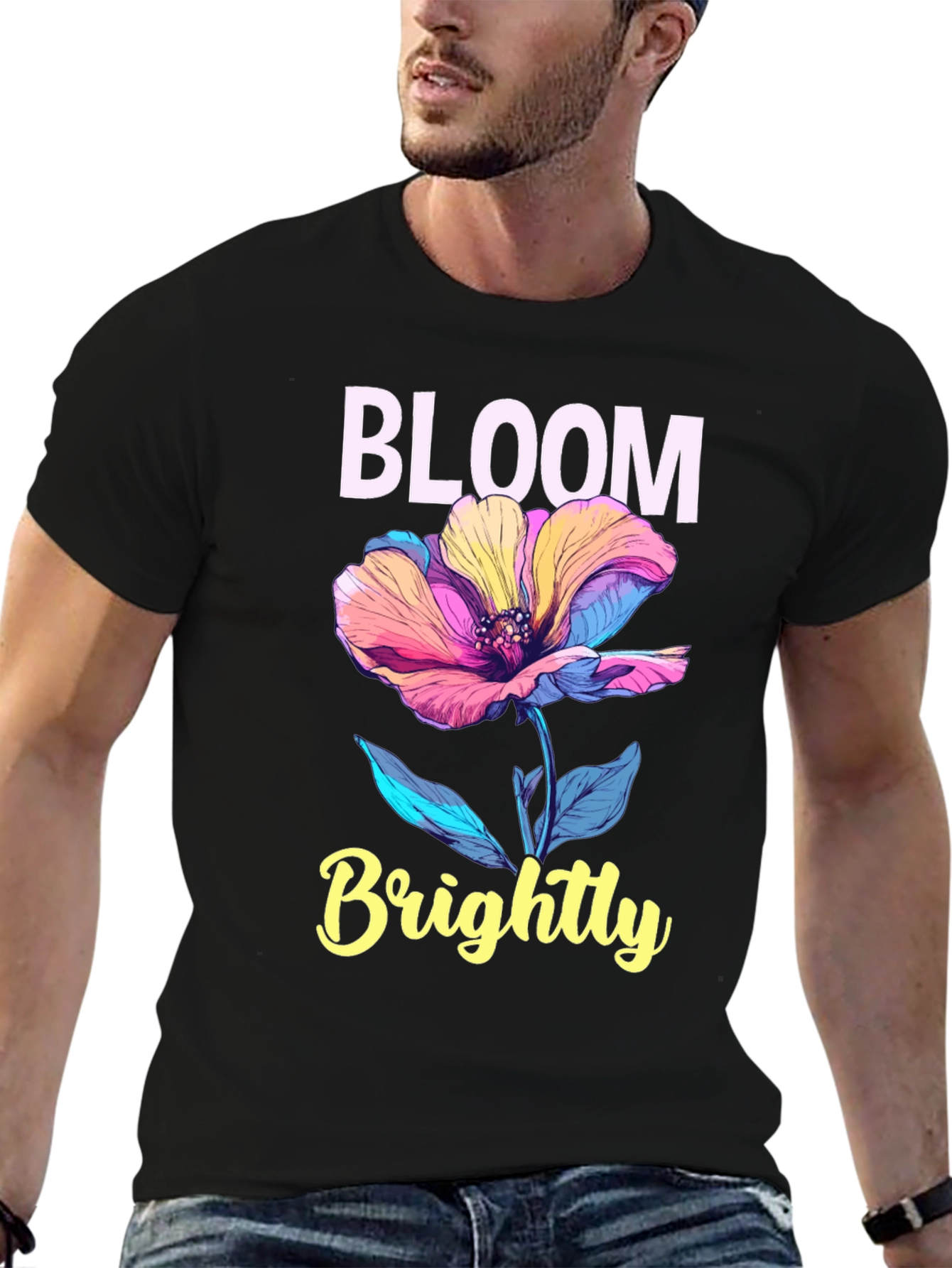 Bloom Brightly Graphic T-Shirt